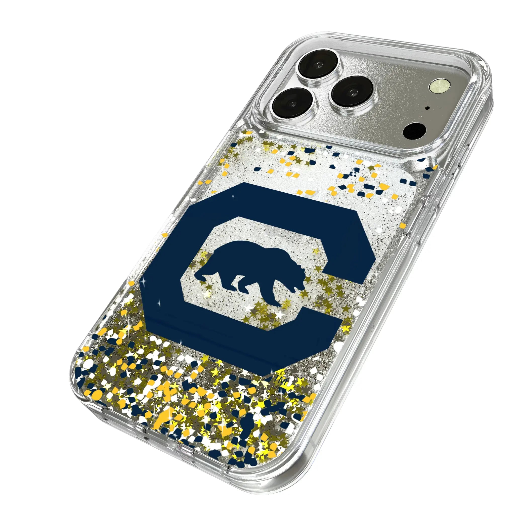 University of California Berkeley Golden Bears Confetti Glitter Phone Case