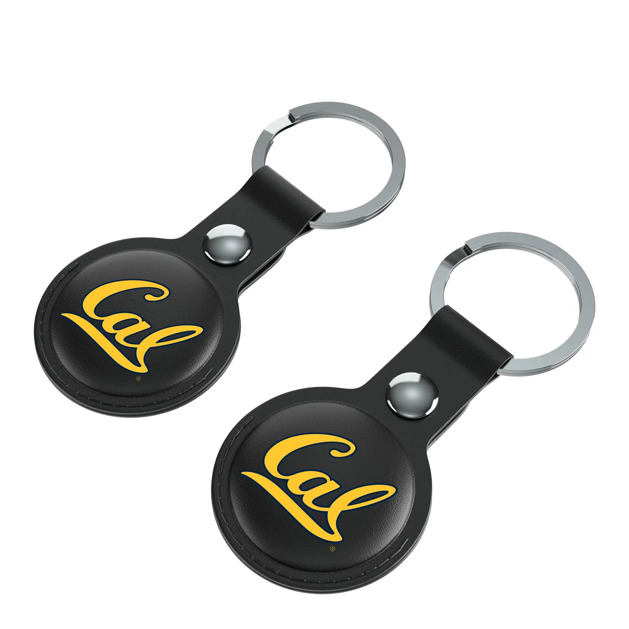 University of California Berkeley Golden Bears Insignia Black Airtag Holder 2-Pack