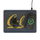 University of California Berkeley Golden Bears Linen 15-Watt Wireless Charger and Mouse Pad