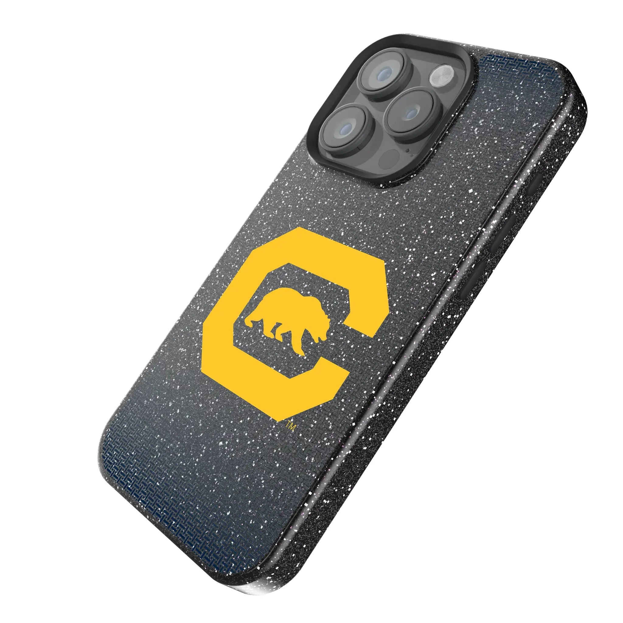 University of California Berkeley Golden Bears Linen Bling Phone Case for Apple iPhone
