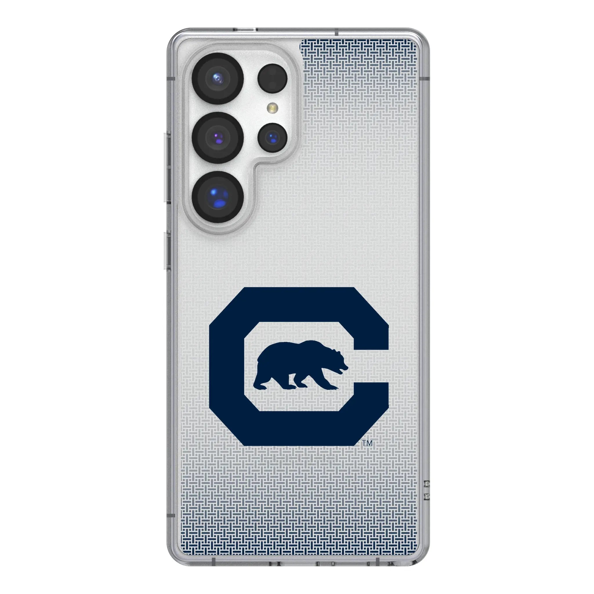 University of California Berkeley Golden Bears Linen Clear Phone Case for Samsung Galaxy