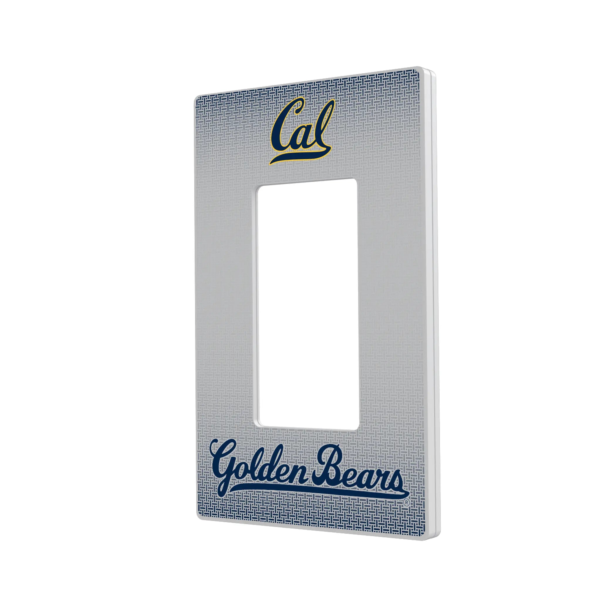 University of California Berkeley Golden Bears Linen Hidden-Screw Light Switch Plate
