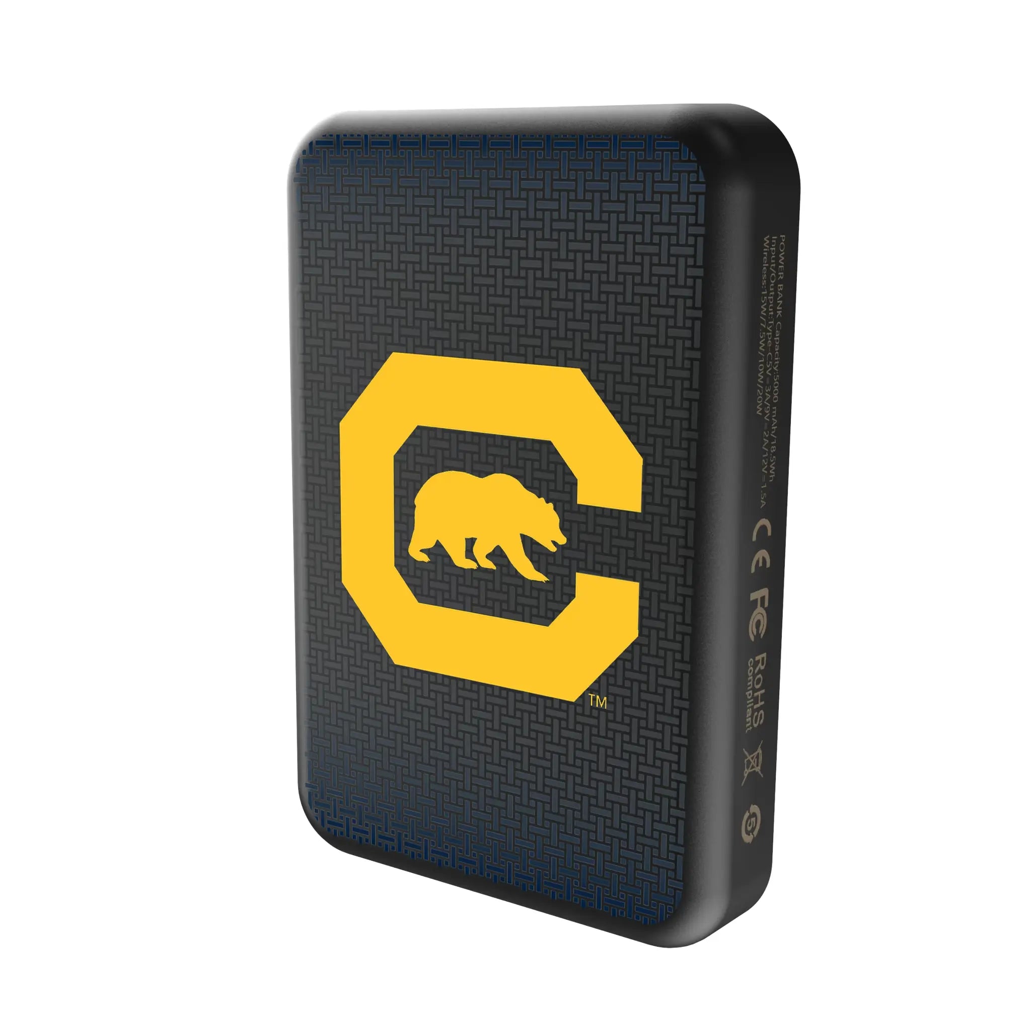 University of California Berkeley Golden Bears Linen Wireless Mag Power Bank