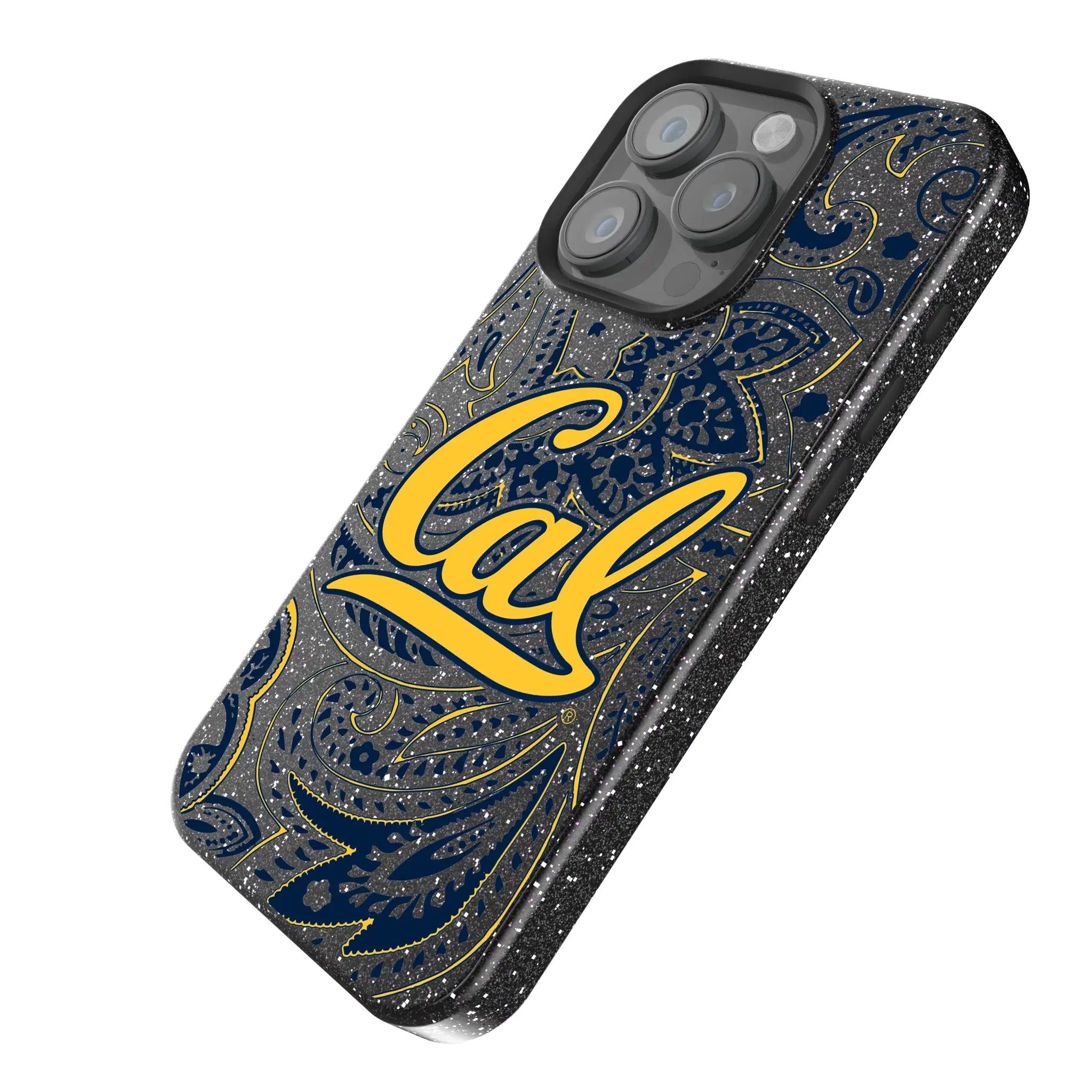 University of California Berkeley Golden Bears Paisley Bling Phone Case