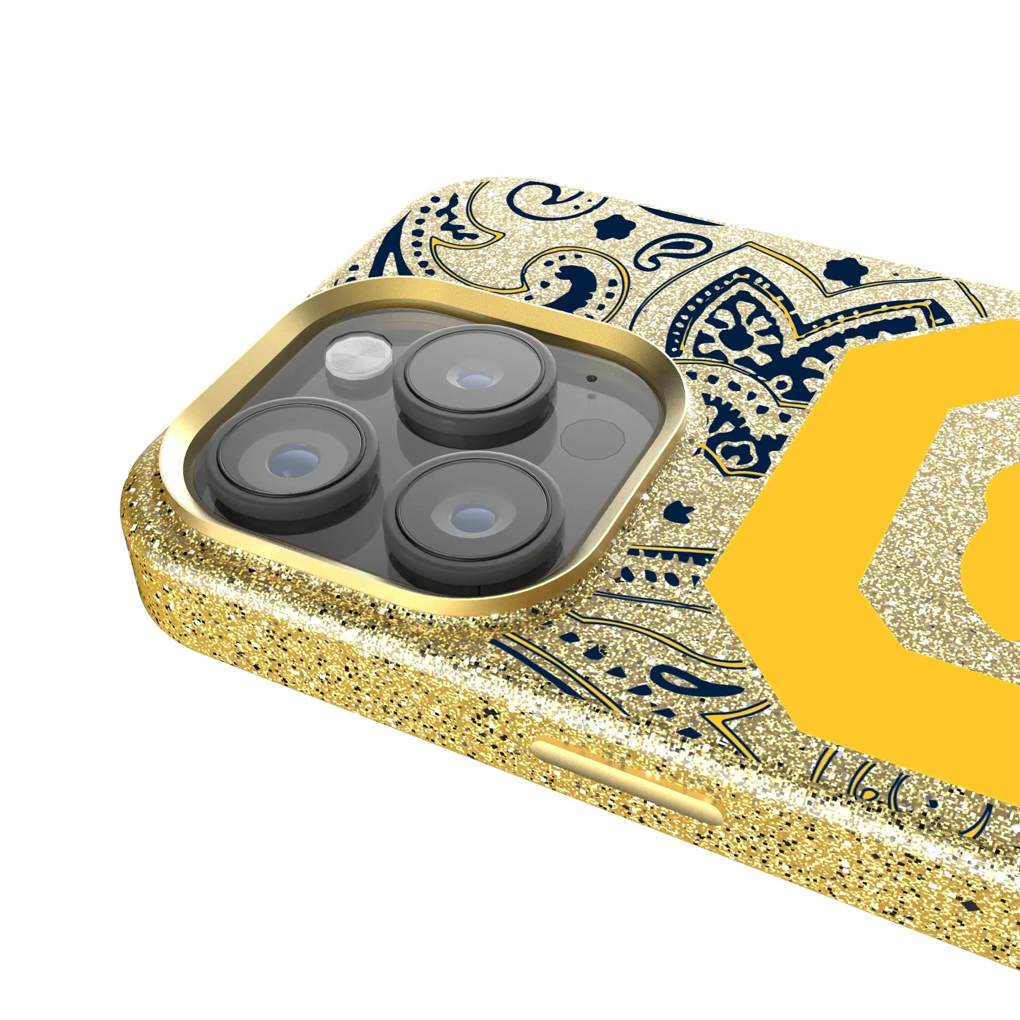 University of California Berkeley Golden Bears Paisley Bling Phone Case