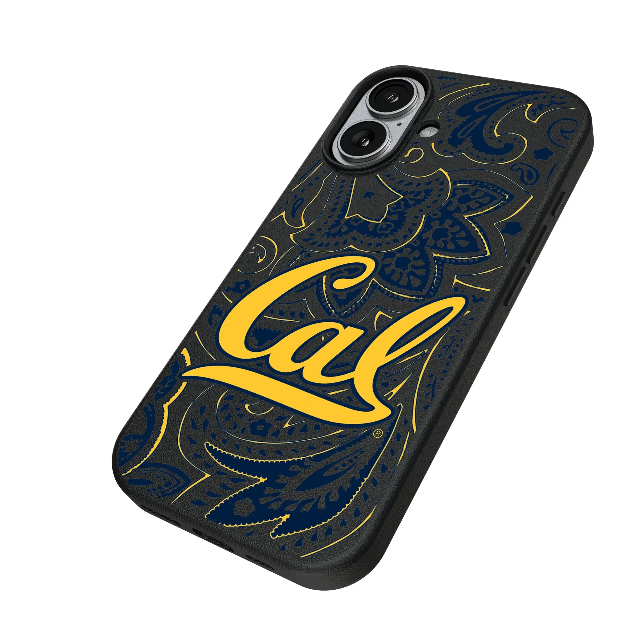 University of California Berkeley Golden Bears Paisley MagSafe Compatible Phone Case for Apple iPhone
