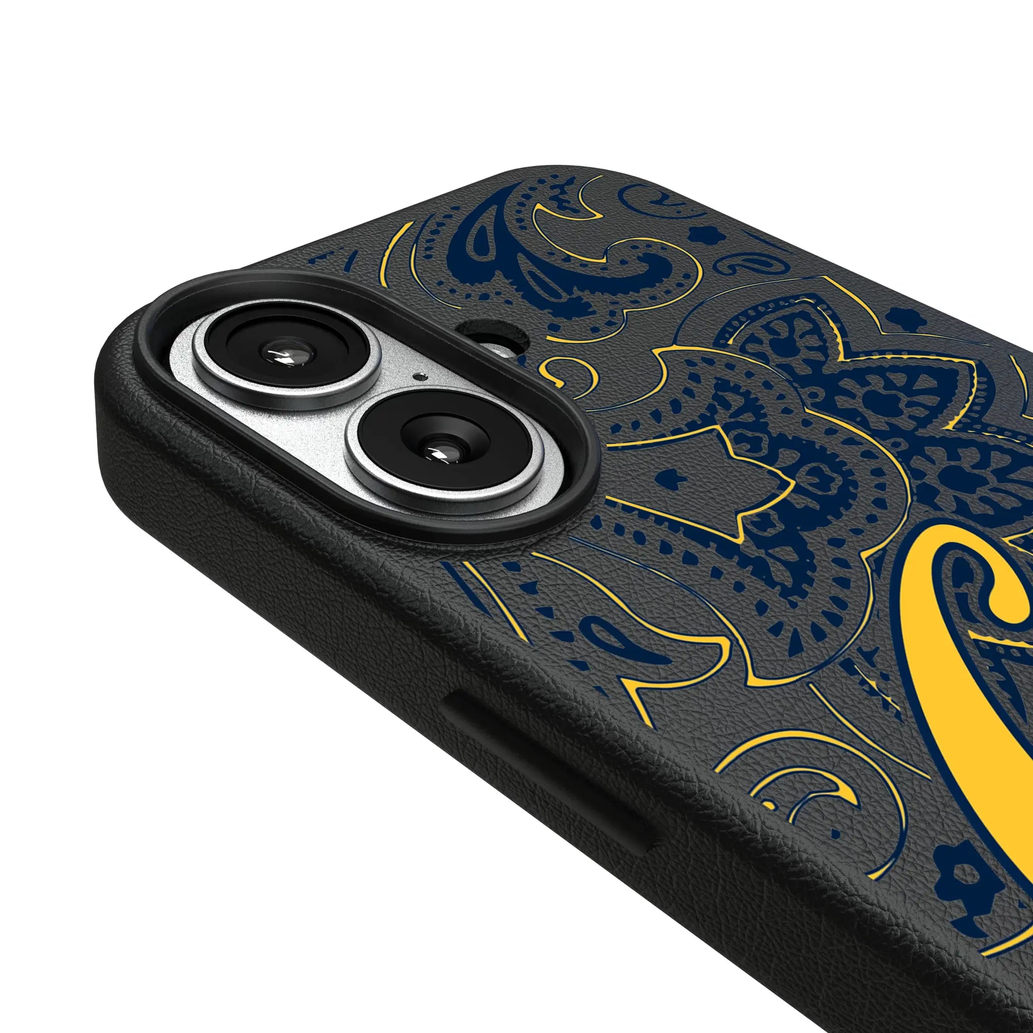 University of California Berkeley Golden Bears Paisley MagSafe Compatible Phone Case for Apple iPhone