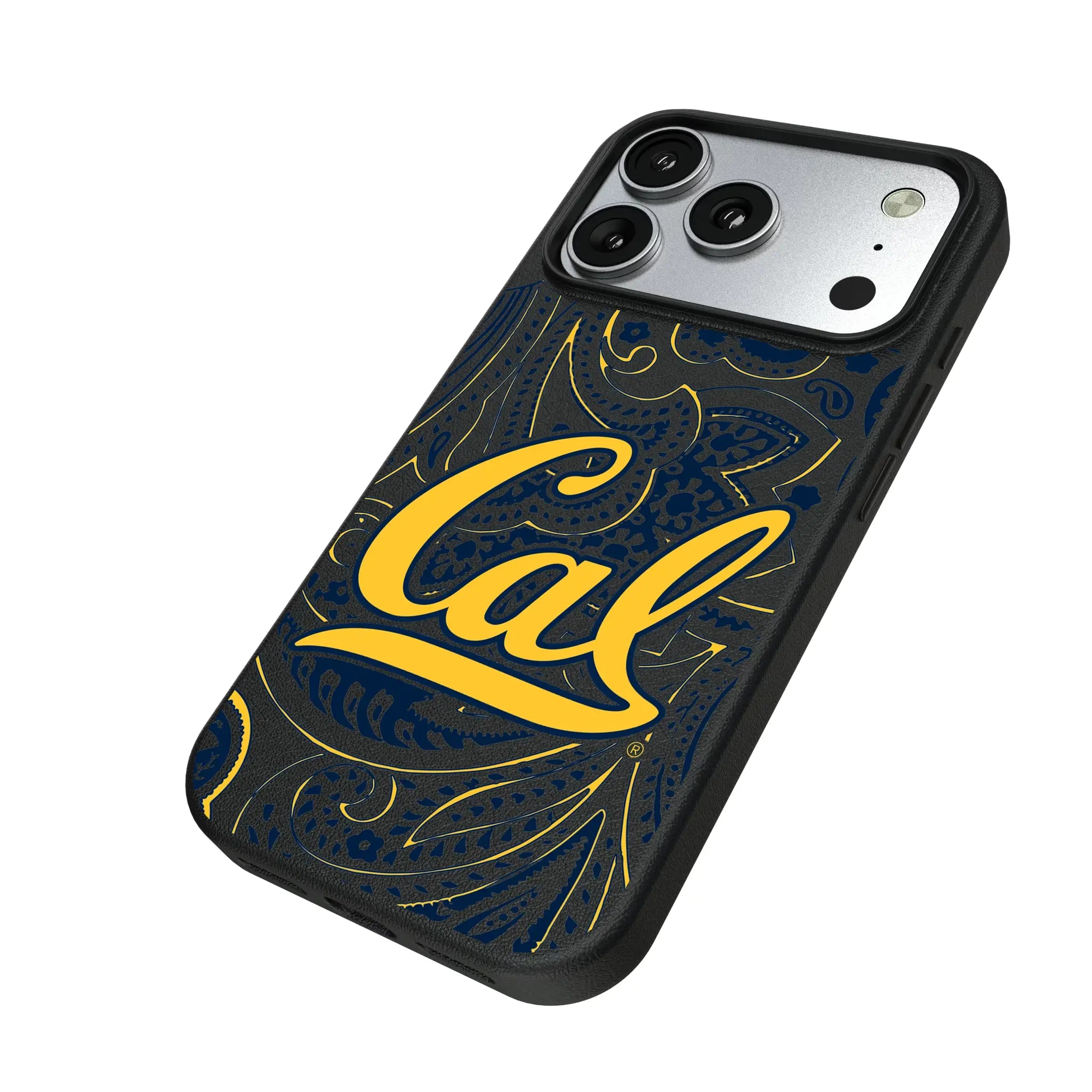 University of California Berkeley Golden Bears Paisley MagSafe Compatible Phone Case for Apple iPhone