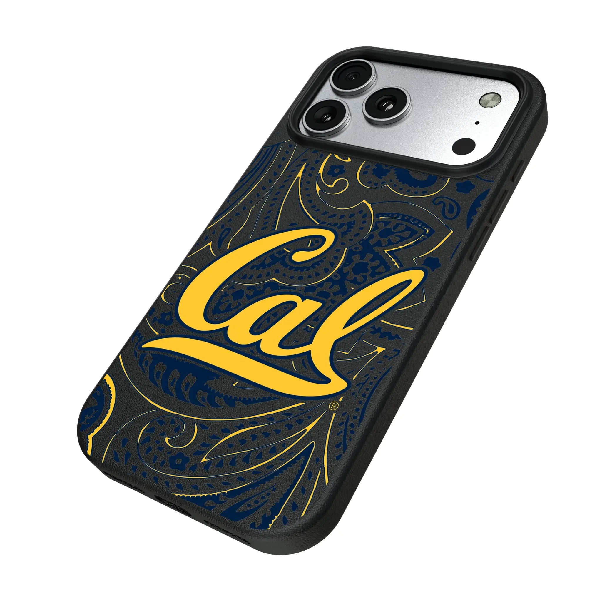 University of California Berkeley Golden Bears Paisley MagSafe Compatible Phone Case for Apple iPhone