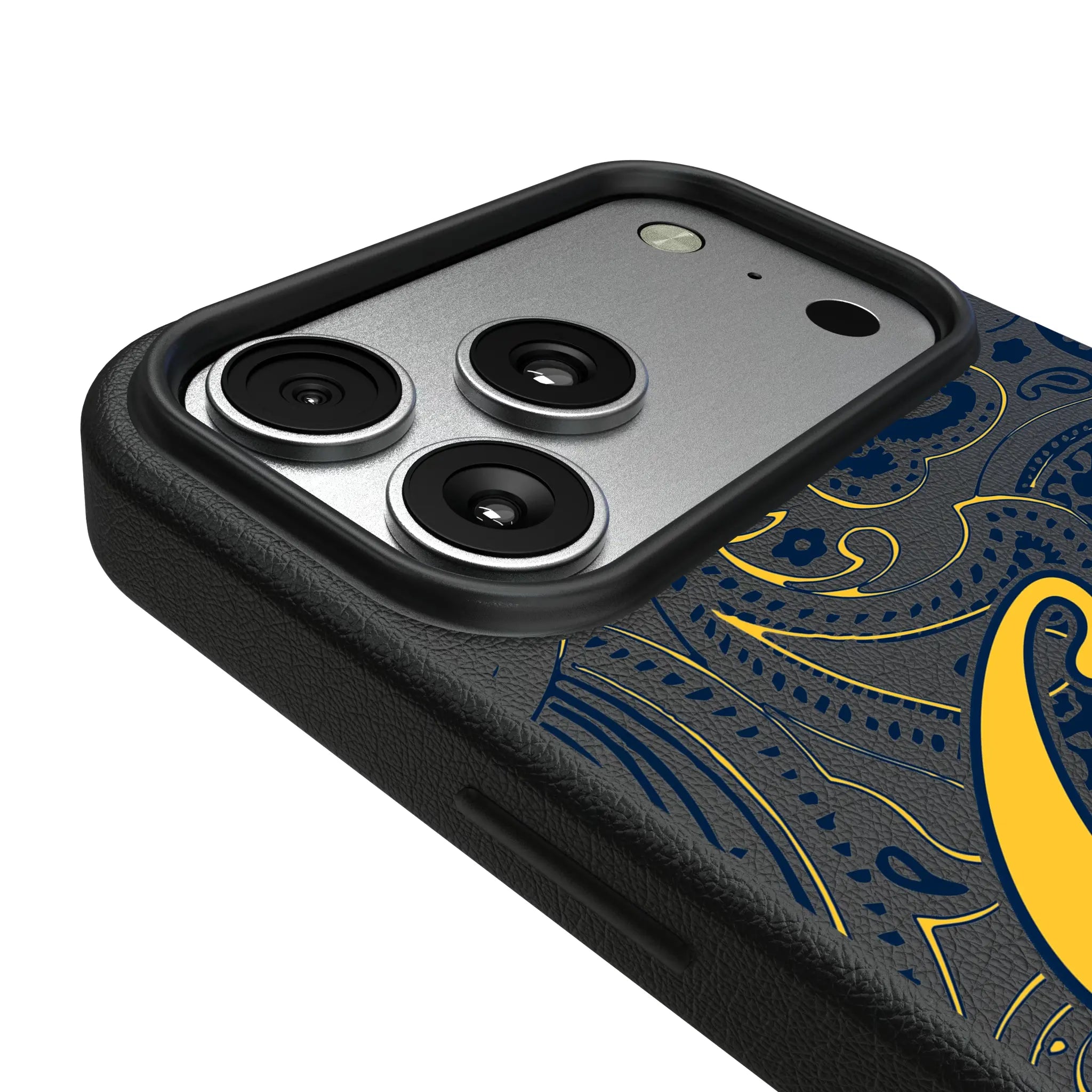 University of California Berkeley Golden Bears Paisley MagSafe Compatible Phone Case for Apple iPhone