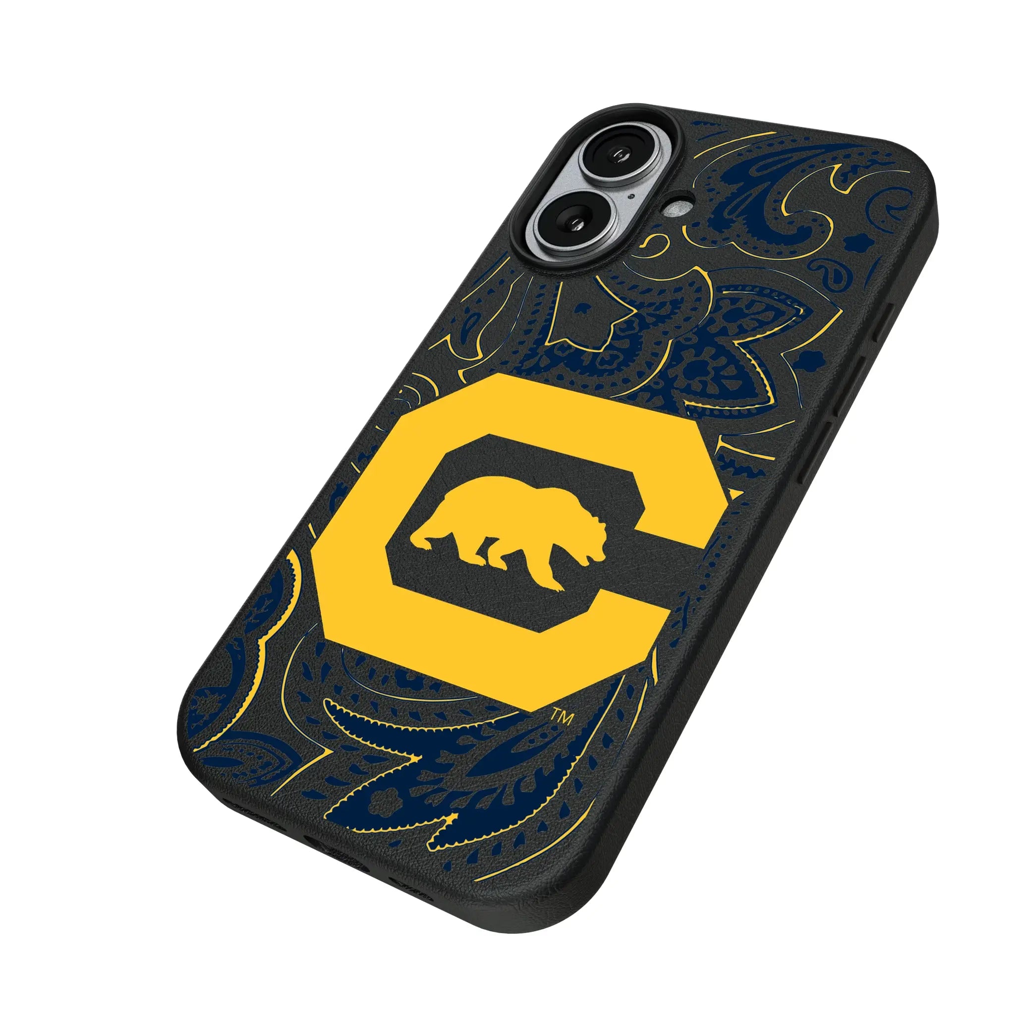 University of California Berkeley Golden Bears Paisley MagSafe Compatible Phone Case for Apple iPhone