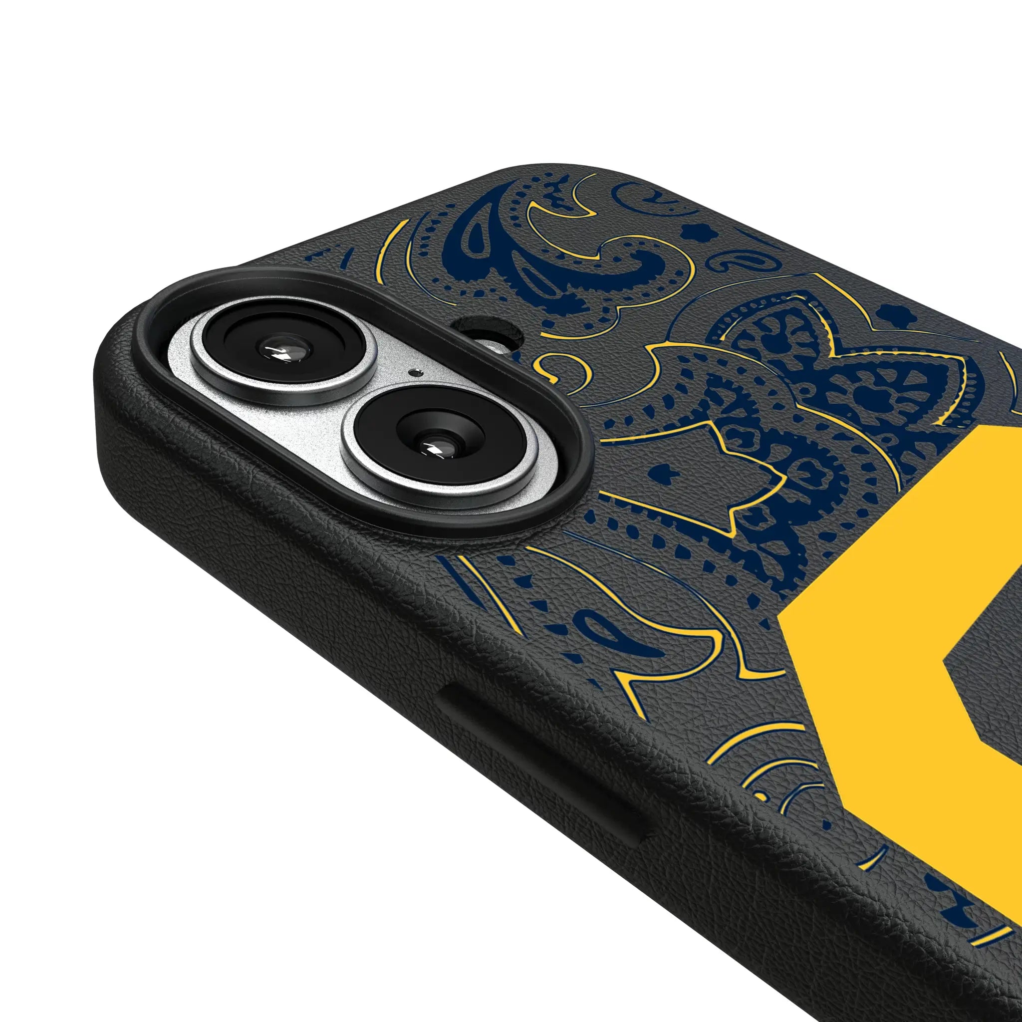 University of California Berkeley Golden Bears Paisley MagSafe Compatible Phone Case for Apple iPhone