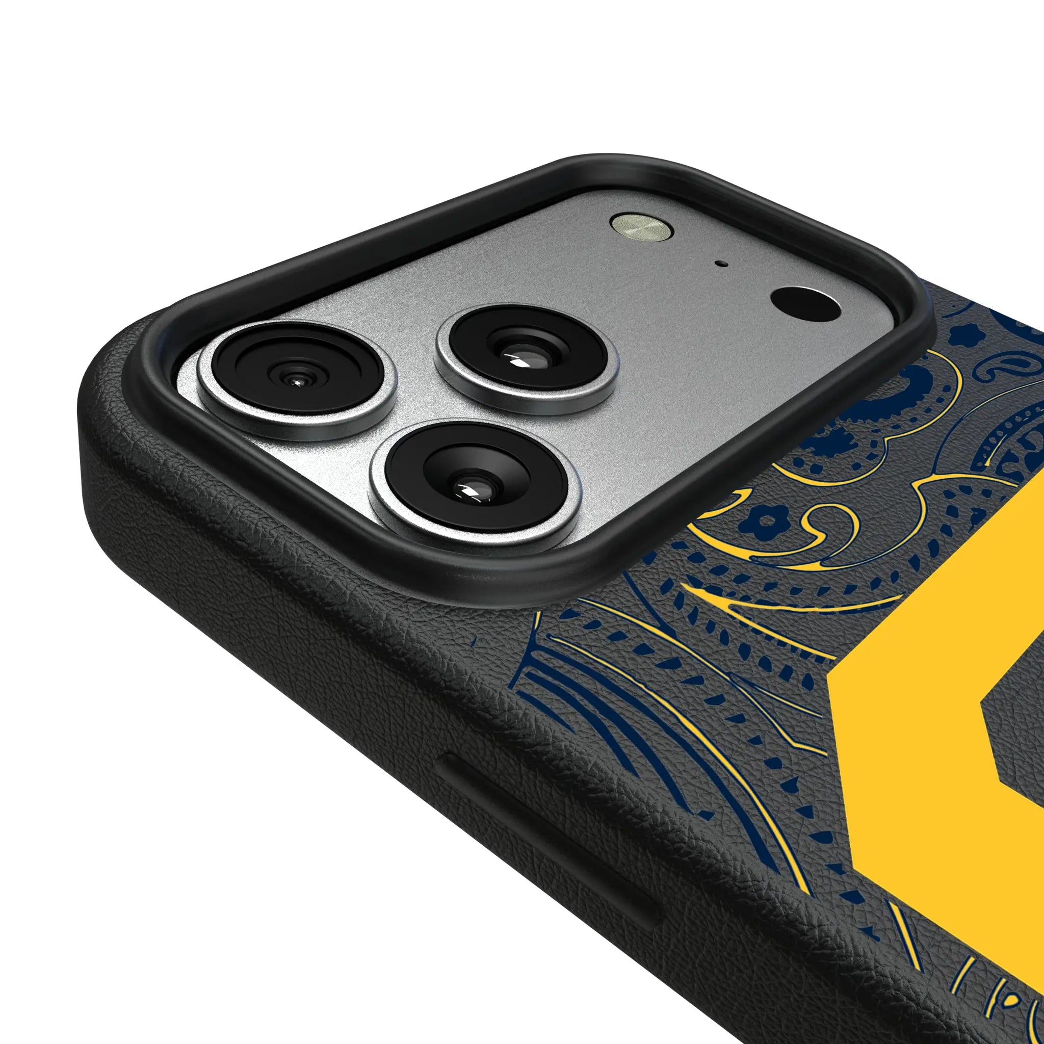 University of California Berkeley Golden Bears Paisley MagSafe Compatible Phone Case for Apple iPhone