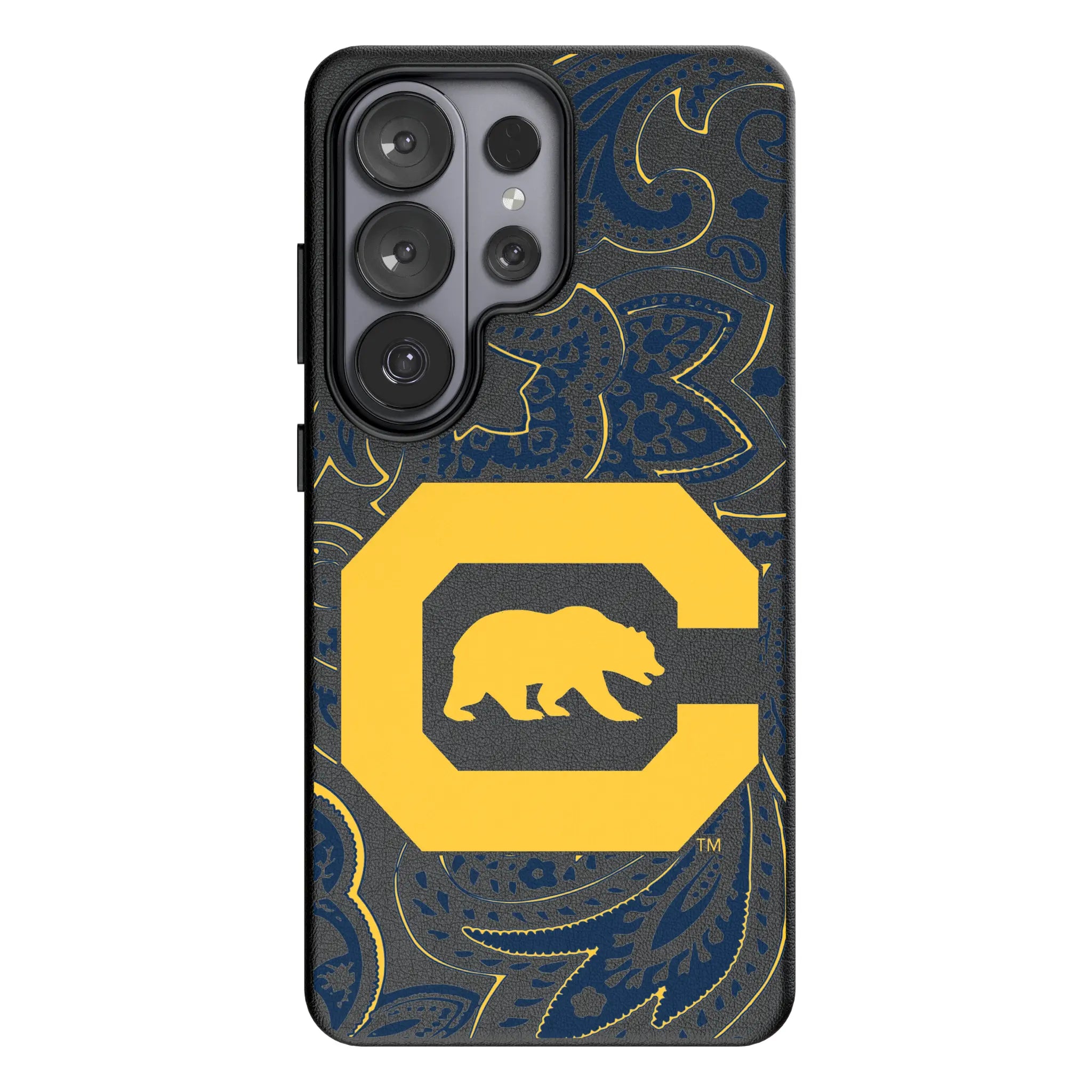 University of California Berkeley Golden Bears Paisley MagSafe Compatible Phone Case for Samsung Galaxy
