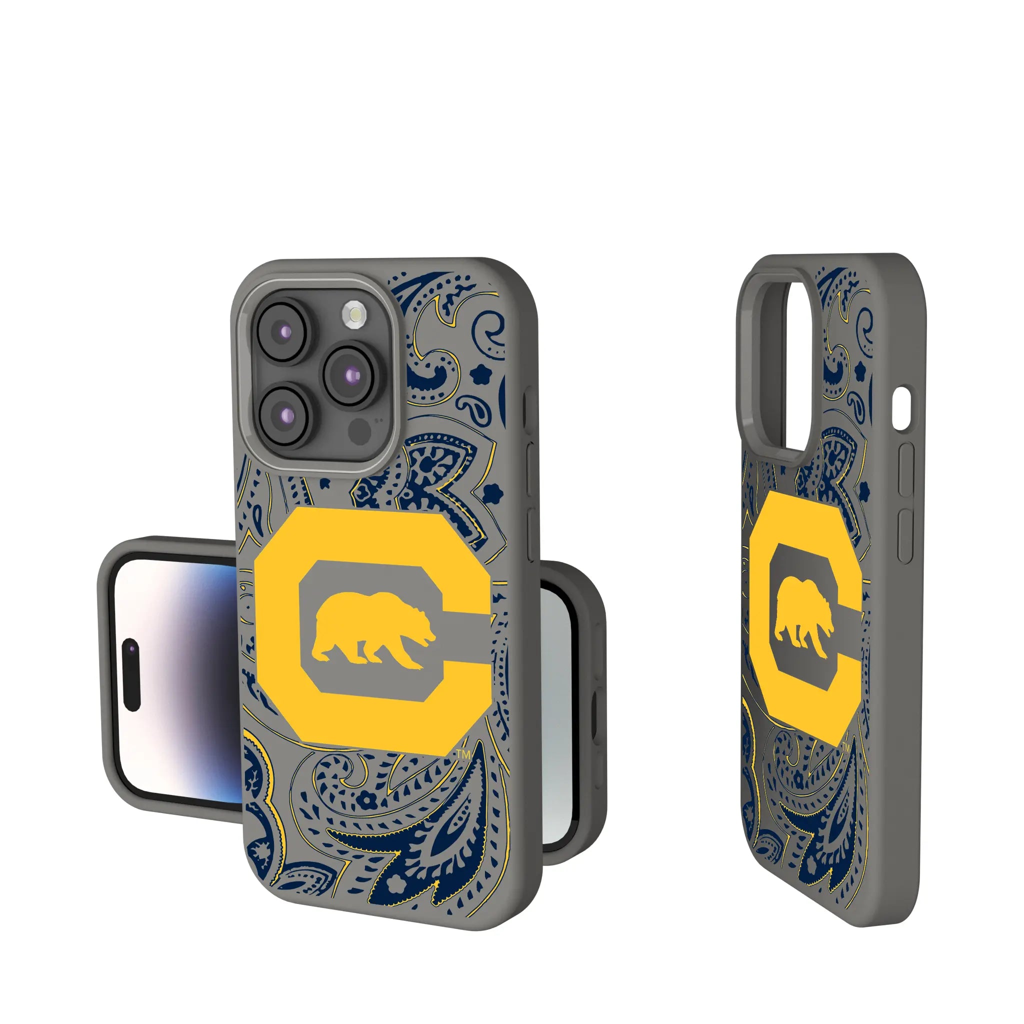 University of California Berkeley Golden Bears Paisley Soft Touch Phone Case