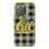 University of California Berkeley Golden Bears Plaid Bling Phone Case