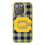 University of California Berkeley Golden Bears Plaid Bling Phone Case