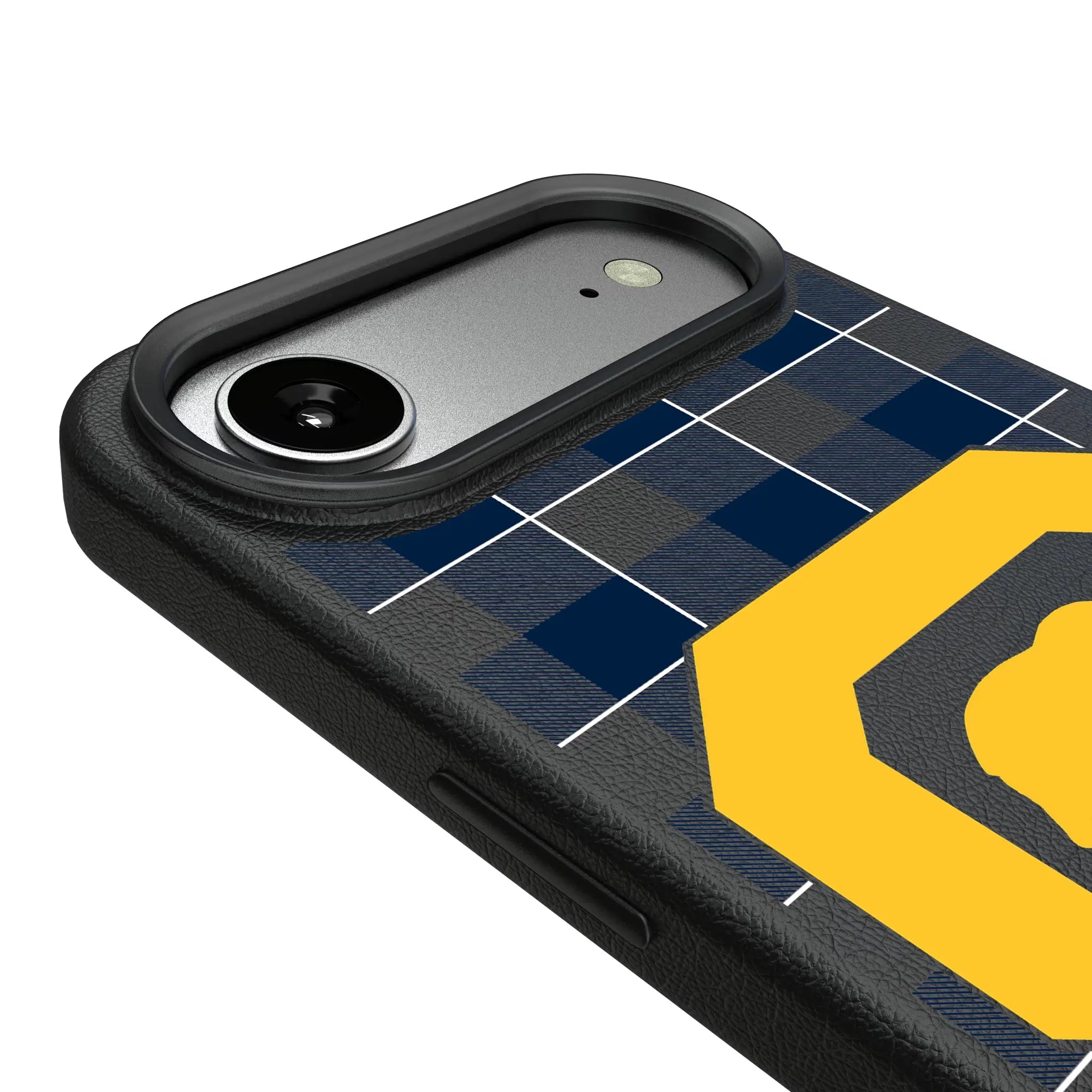 University of California Berkeley Golden Bears Plaid MagSafe Compatible Phone Case for Apple iPhone