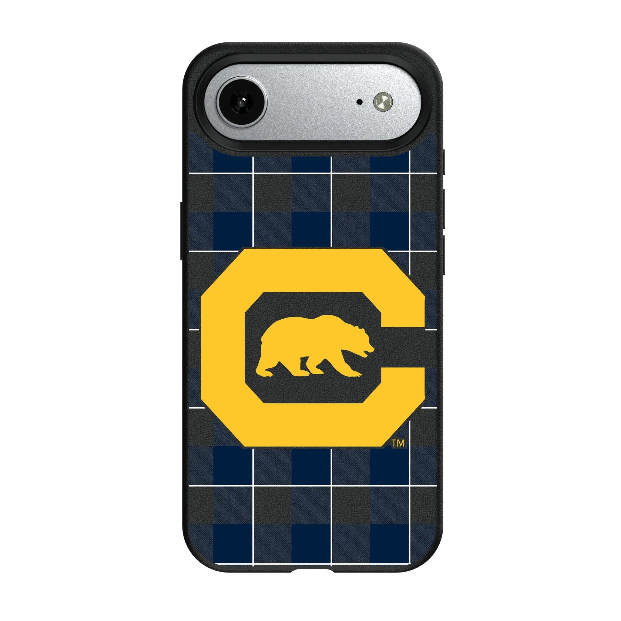 University of California Berkeley Golden Bears Plaid MagSafe Compatible Phone Case for Apple iPhone
