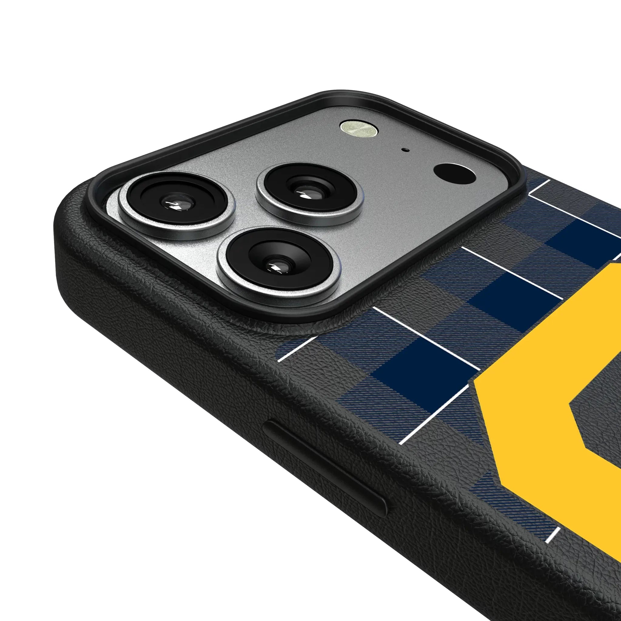 University of California Berkeley Golden Bears Plaid MagSafe Compatible Phone Case for Apple iPhone