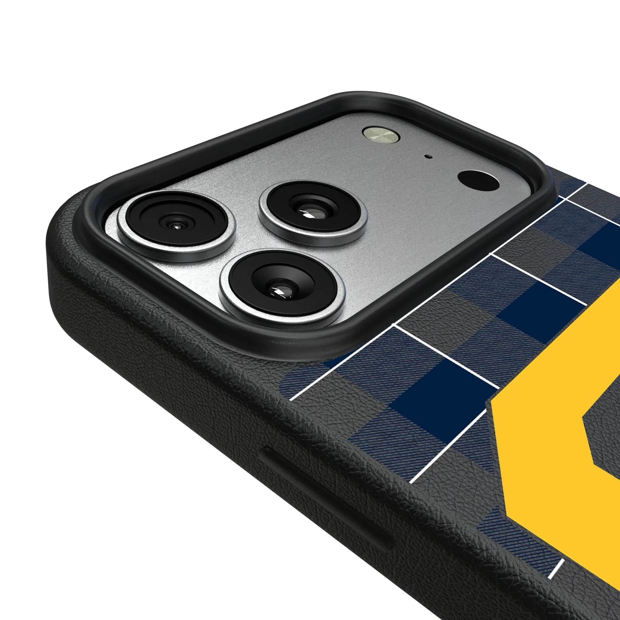 University of California Berkeley Golden Bears Plaid MagSafe Compatible Phone Case for Apple iPhone