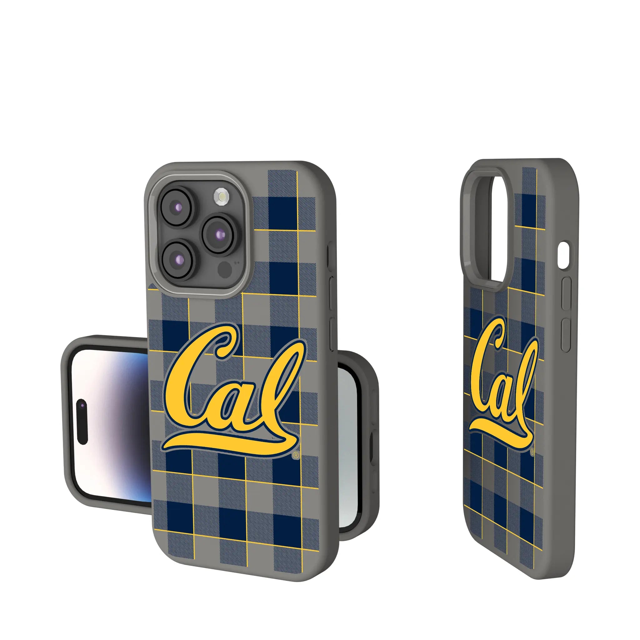 University of California Berkeley Golden Bears Plaid Soft Touch Phone Case