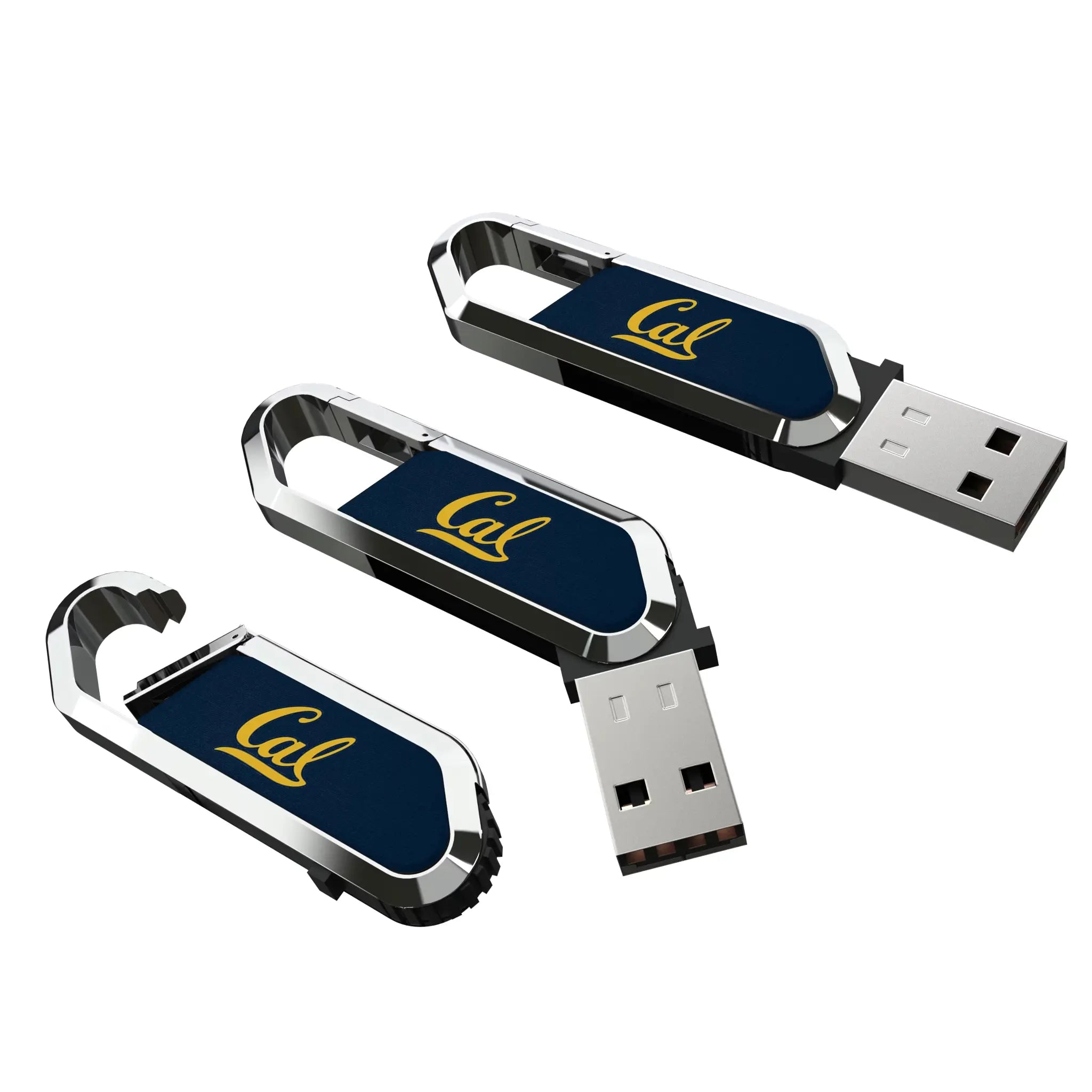 University of California Berkeley Golden Bears Solid USB 32GB Clip Style Flash Drive