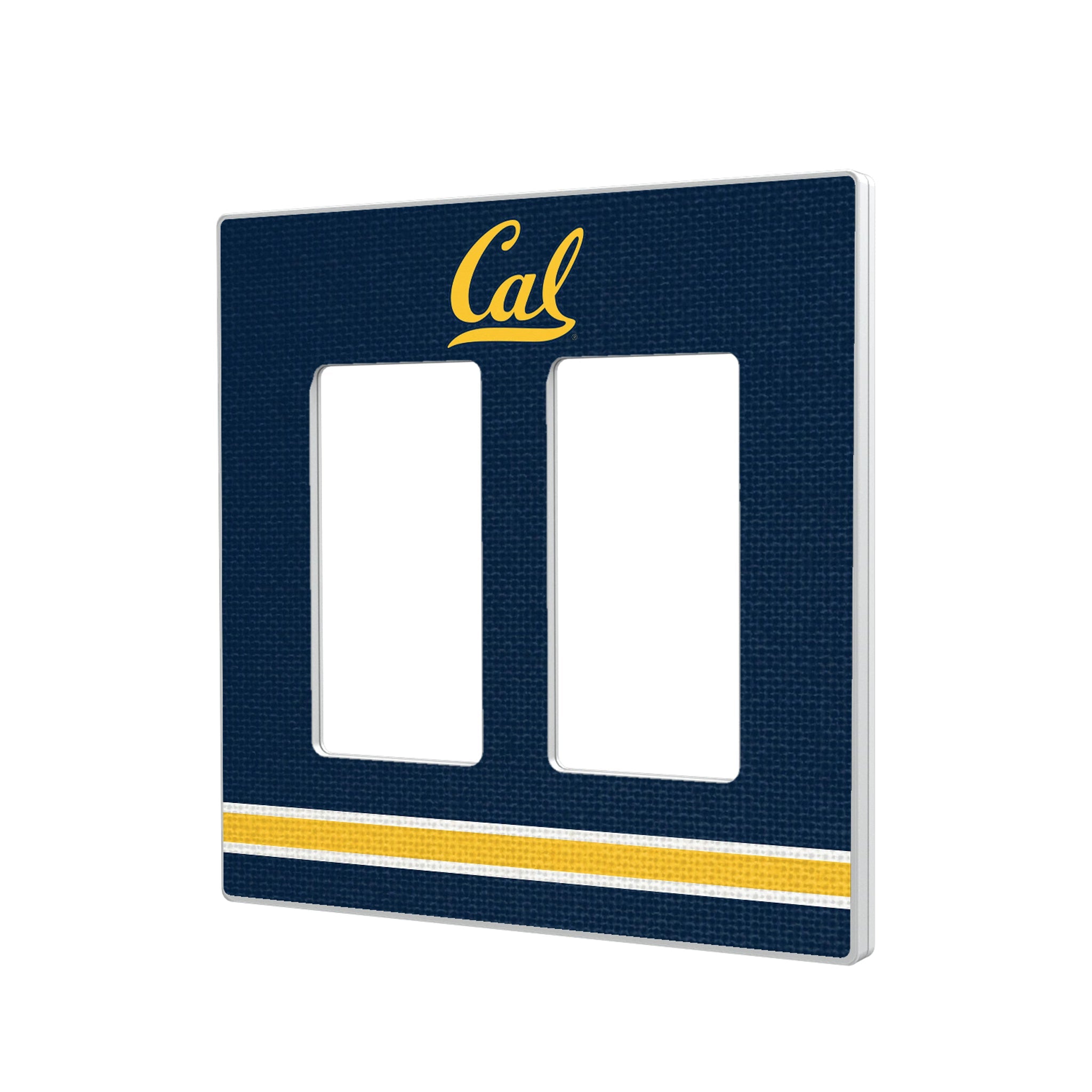University of California Berkeley Golden Bears Stripe Hidden-Screw Light Switch Plate - Sports Gifts, Sports Memorabilia, Sports Collectibles, Fan Shop