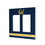 University of California Berkeley Golden Bears Stripe Hidden-Screw Light Switch Plate