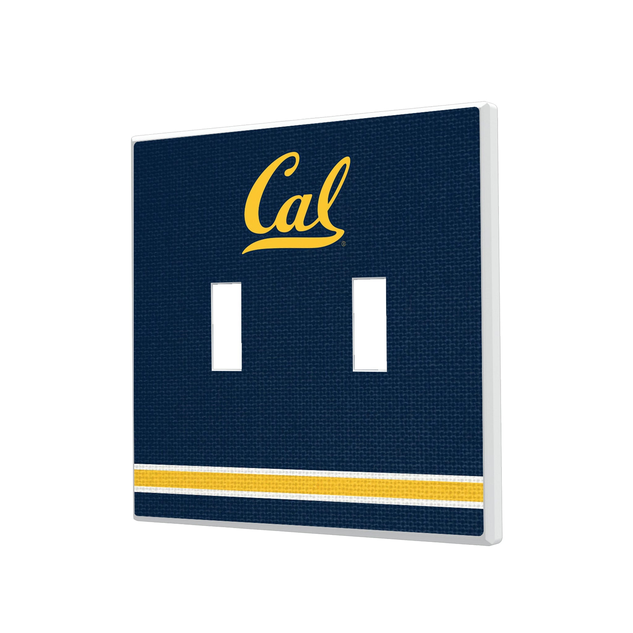University of California Berkeley Golden Bears Stripe Hidden-Screw Light Switch Plate - Sports Gifts, Sports Memorabilia, Sports Collectibles, Fan Shop