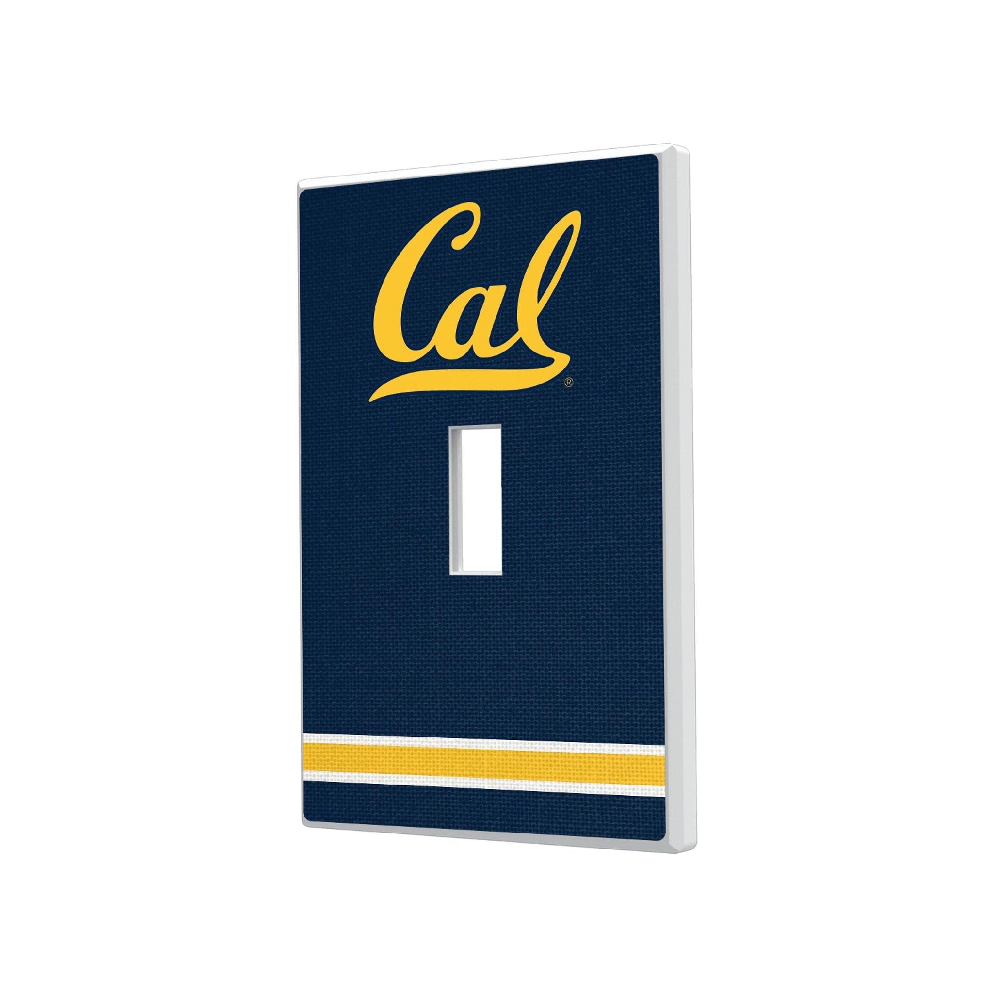 University of California Berkeley Golden Bears Stripe Hidden-Screw Light Switch Plate - Sports Gifts, Sports Memorabilia, Sports Collectibles, Fan Shop