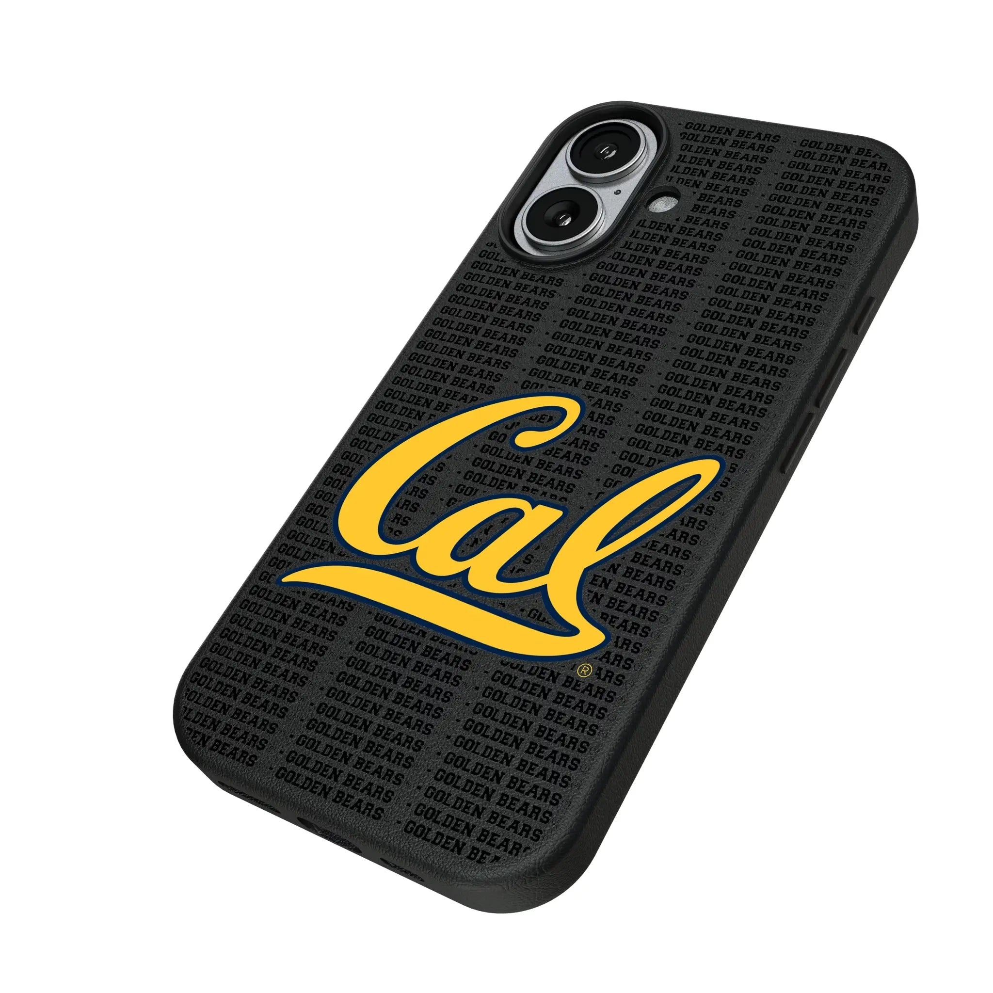 University of California Berkeley Golden Bears Text Backdrop MagSafe Compatible Phone Case for Apple iPhone
