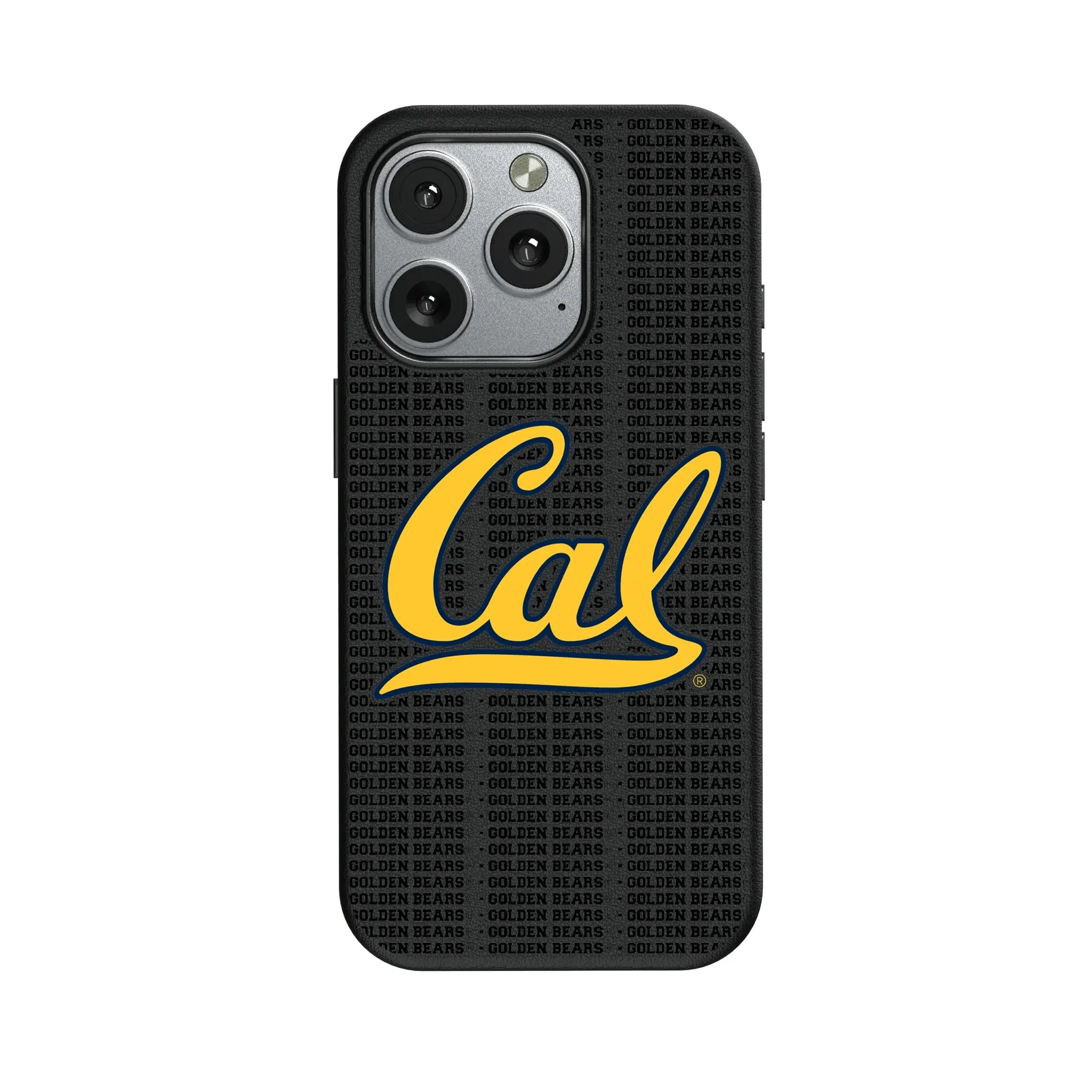 University of California Berkeley Golden Bears Text Backdrop MagSafe Compatible Phone Case for Apple iPhone