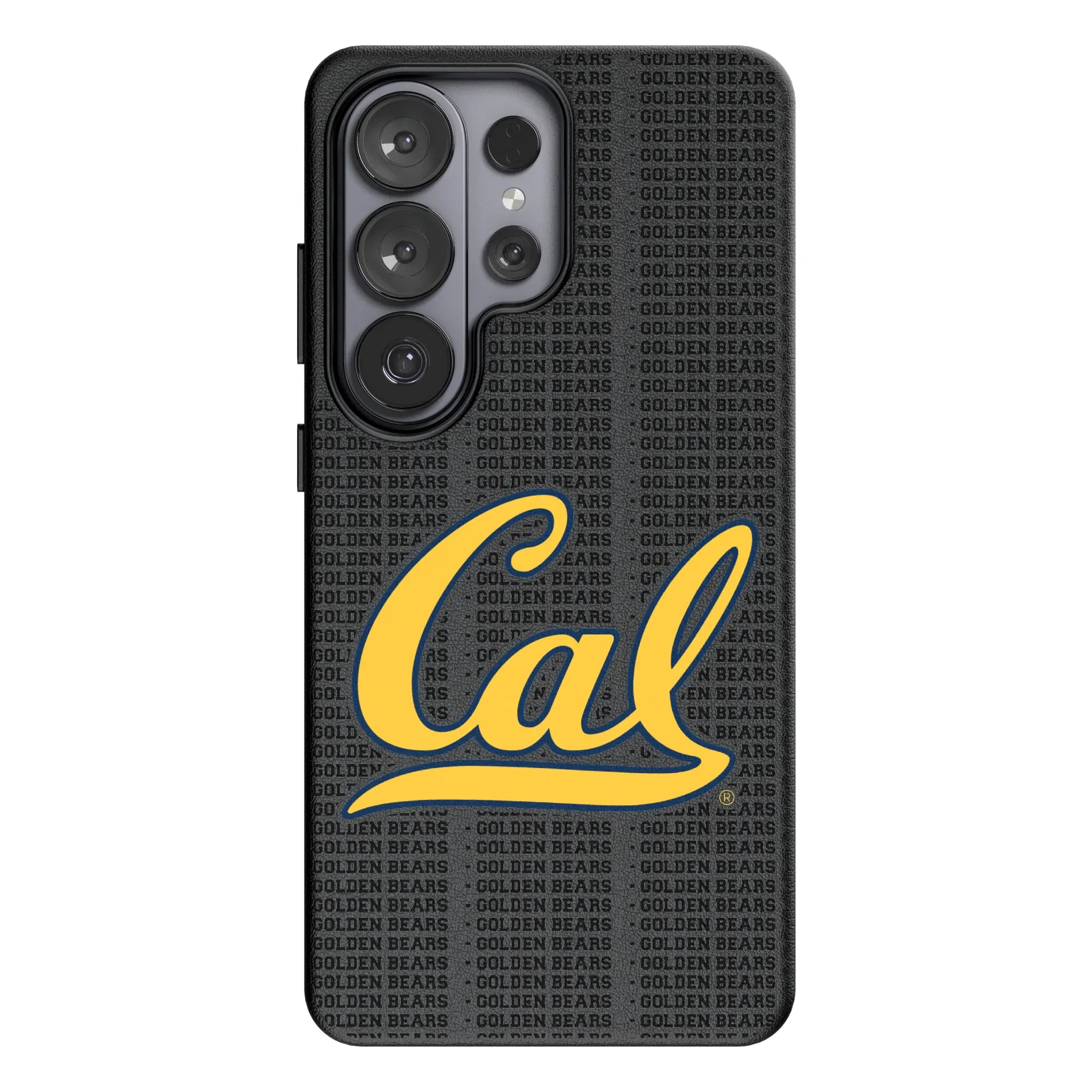 University of California Berkeley Golden Bears Text Backdrop MagSafe Compatible Phone Case for Samsung Galaxy