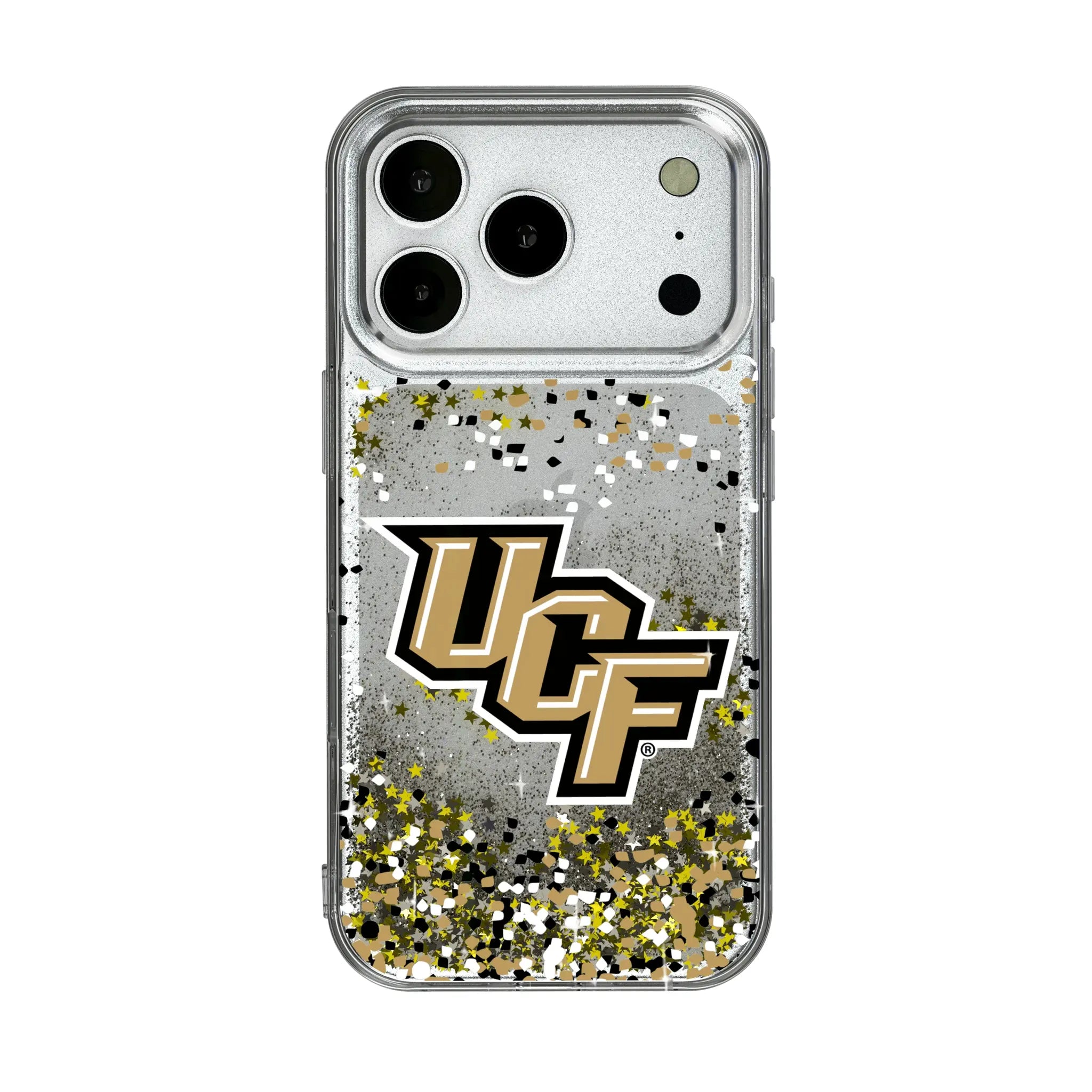 University of Central Florida Golden Knights Confetti Glitter Phone Case