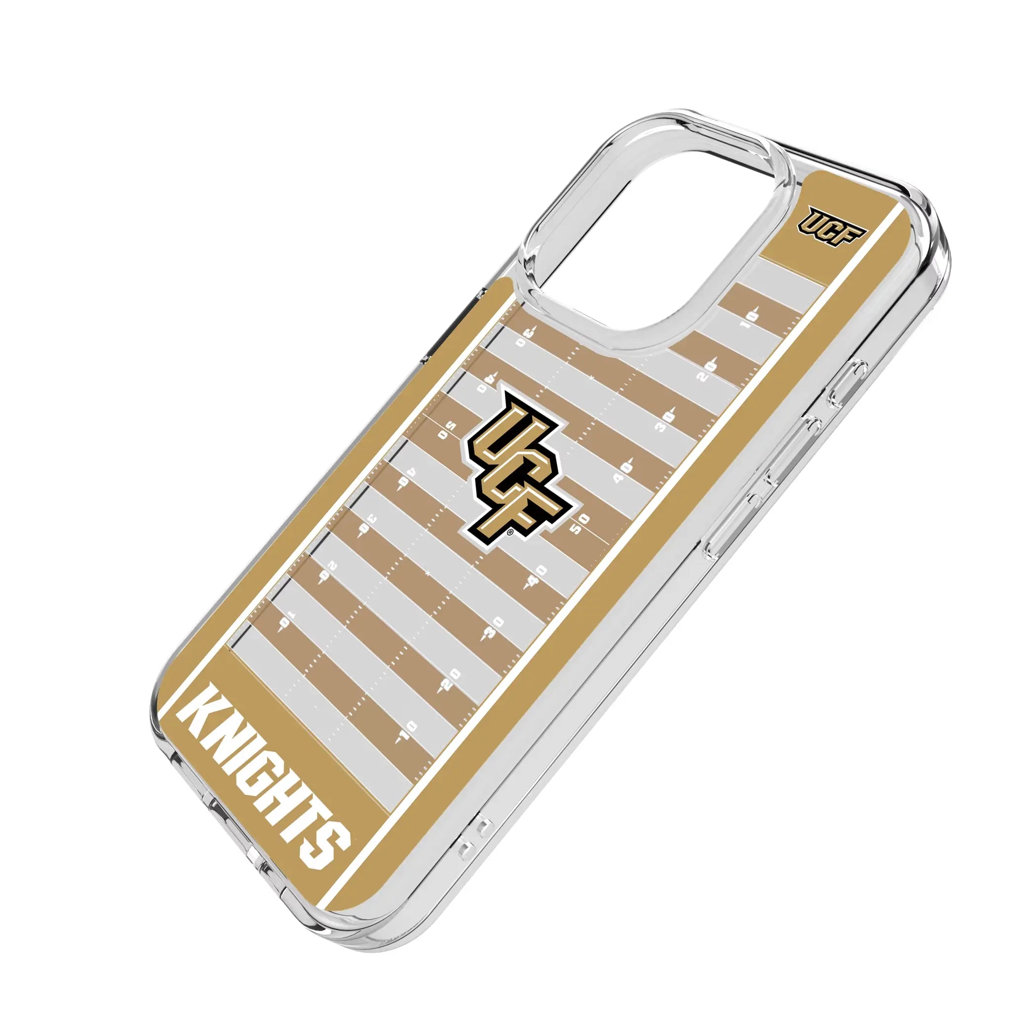 University of Central Florida Golden Knights Field Clear Phone Case for Apple iPhone