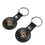 University of Central Florida Golden Knights Insignia Black Airtag Holder 2-Pack