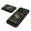 University of Central Florida Golden Knights Linen Black Magnetic Credit Card Wallet