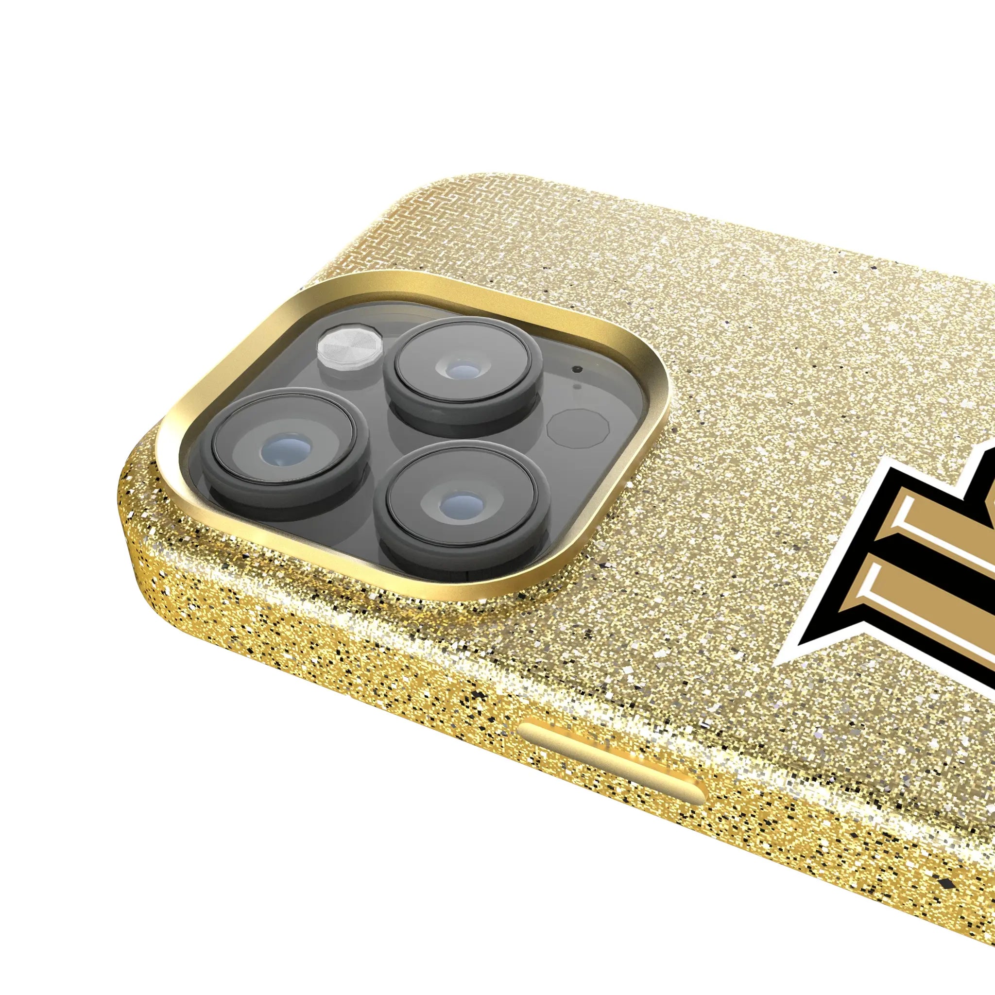 University of Central Florida Golden Knights Linen Bling Phone Case for Apple iPhone
