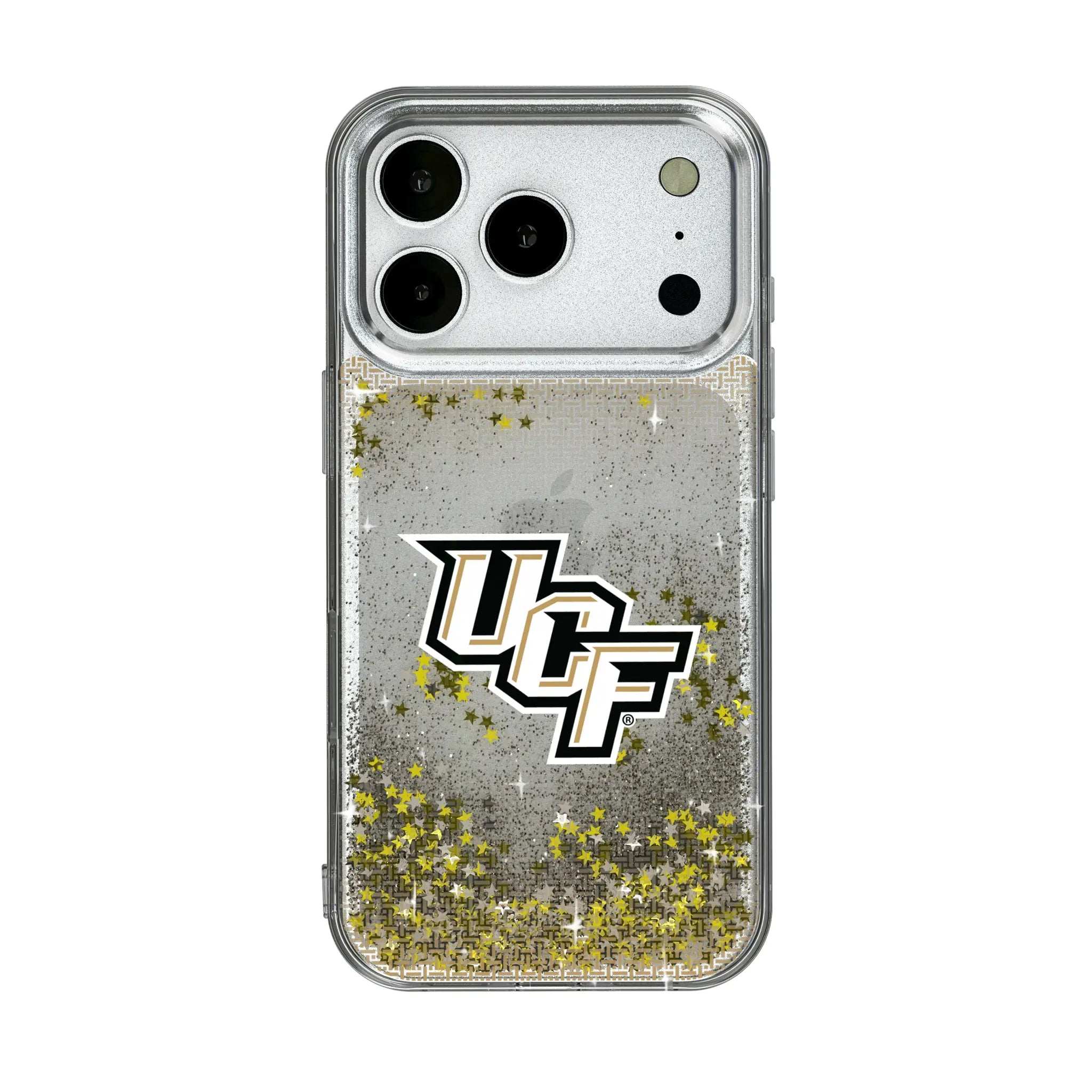 University of Central Florida Golden Knights Linen Glitter Phone Case