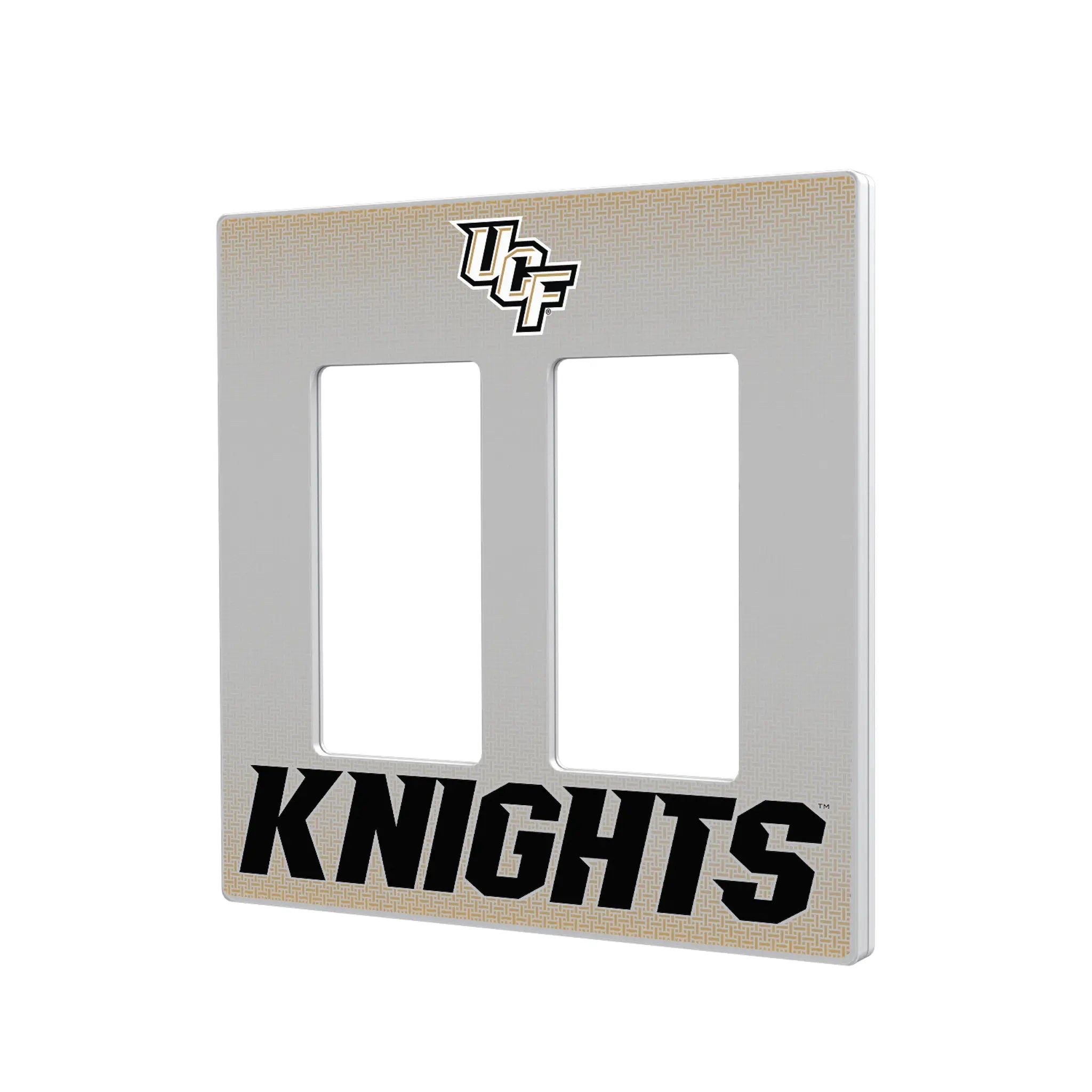 University of Central Florida Golden Knights Linen Hidden-Screw Light Switch Plate