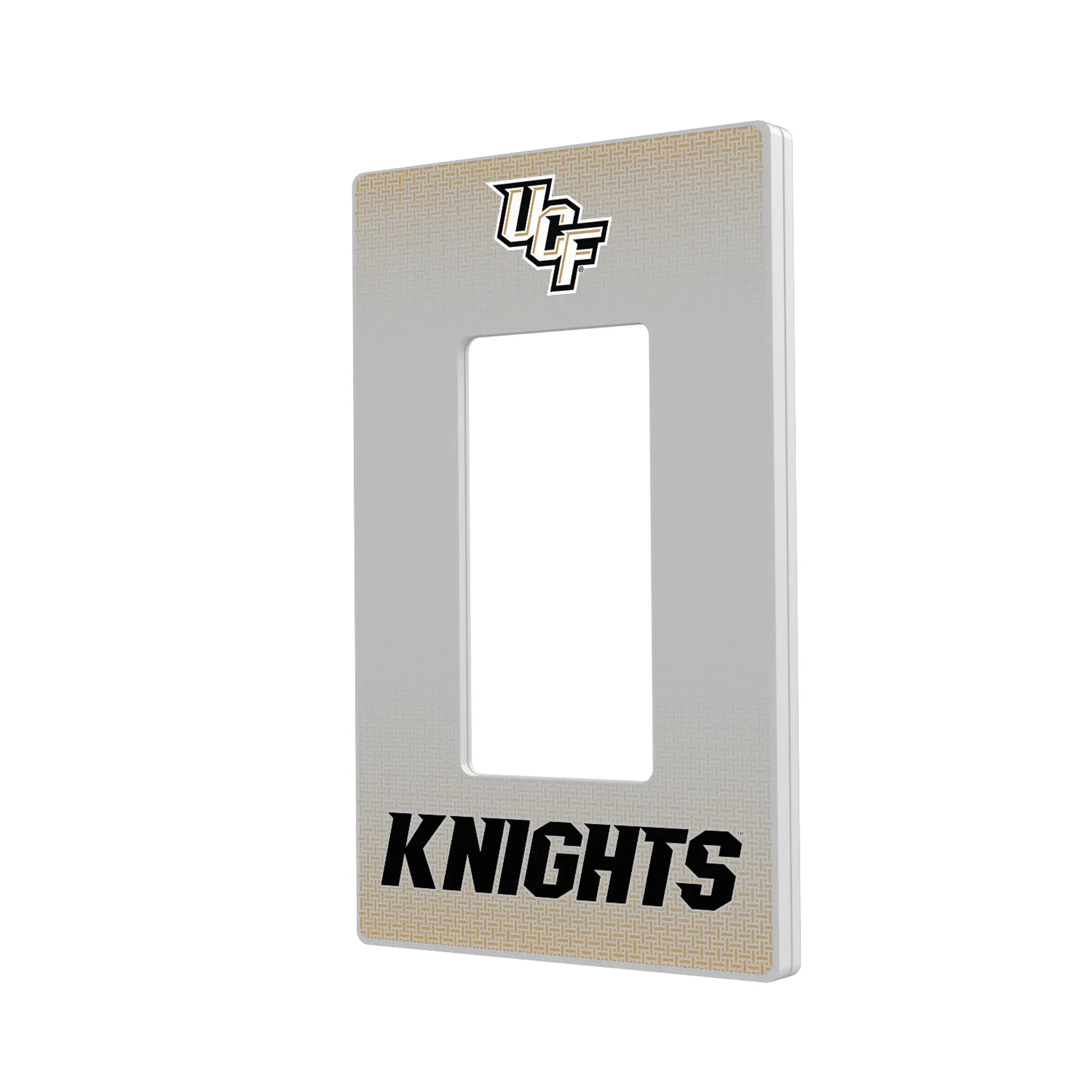 University of Central Florida Golden Knights Linen Hidden-Screw Light Switch Plate