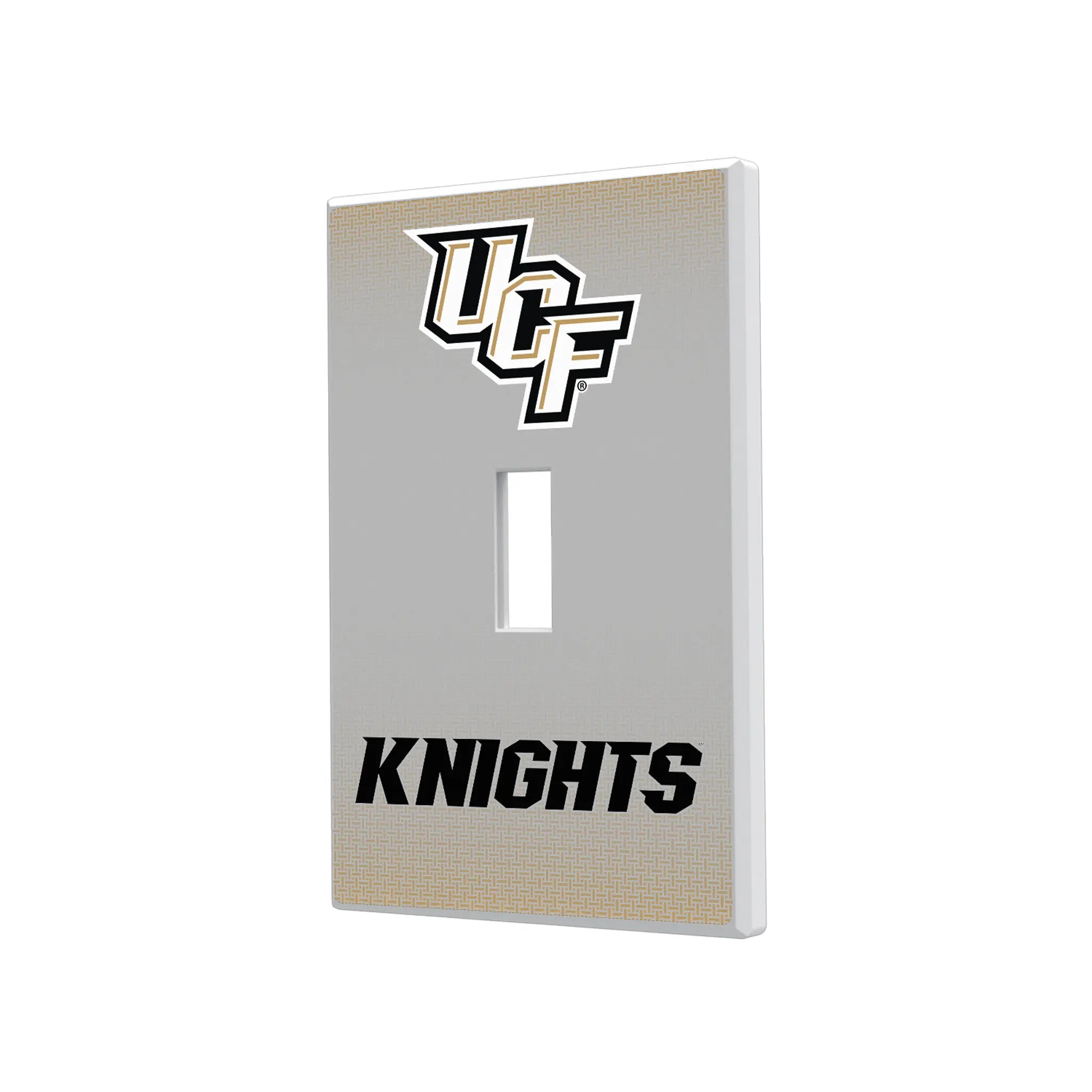 University of Central Florida Golden Knights Linen Hidden-Screw Light Switch Plate