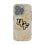 University of Central Florida Golden Knights Paisley Clear Phone Case for Apple iPhone