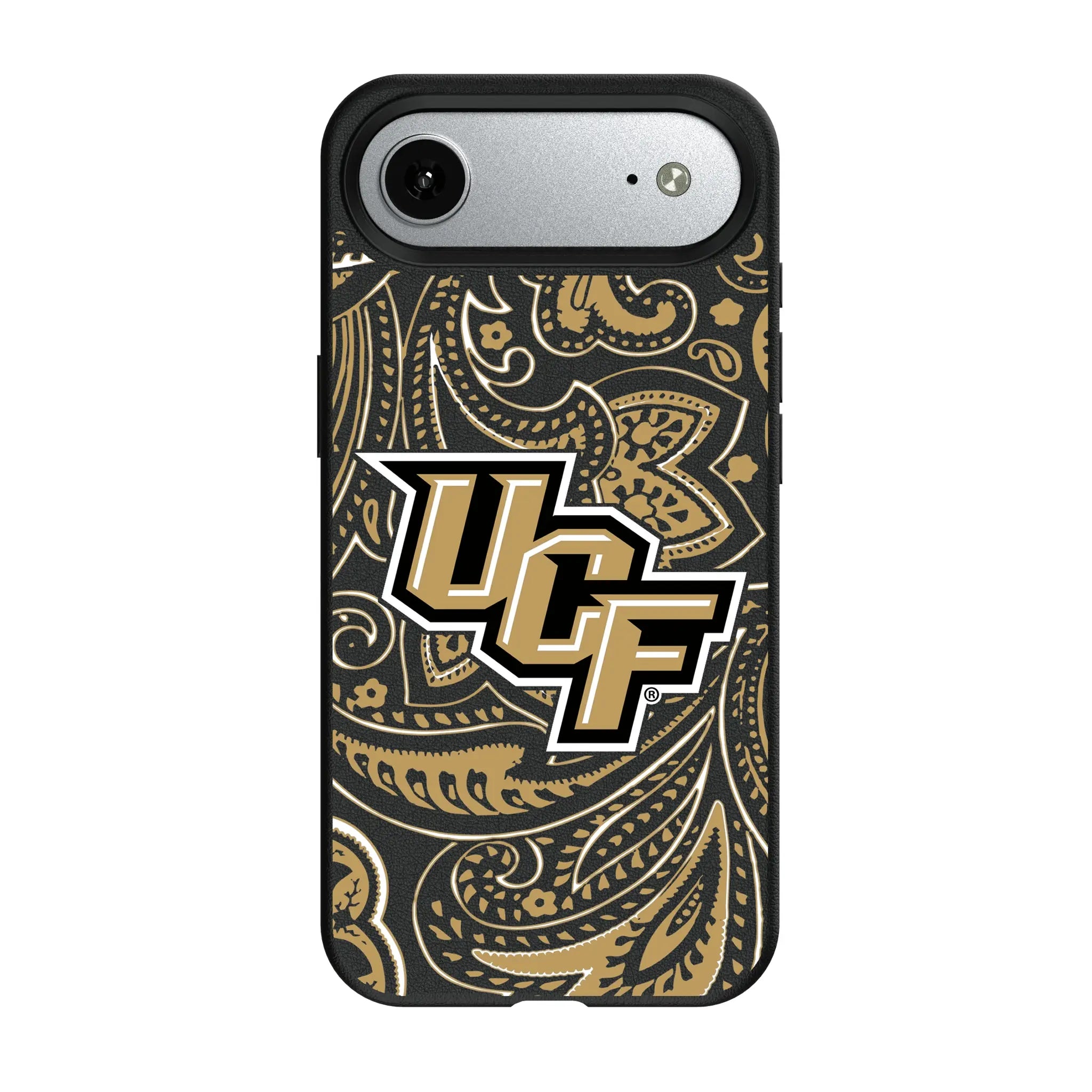 University of Central Florida Golden Knights Paisley MagSafe Compatible Phone Case for Apple iPhone