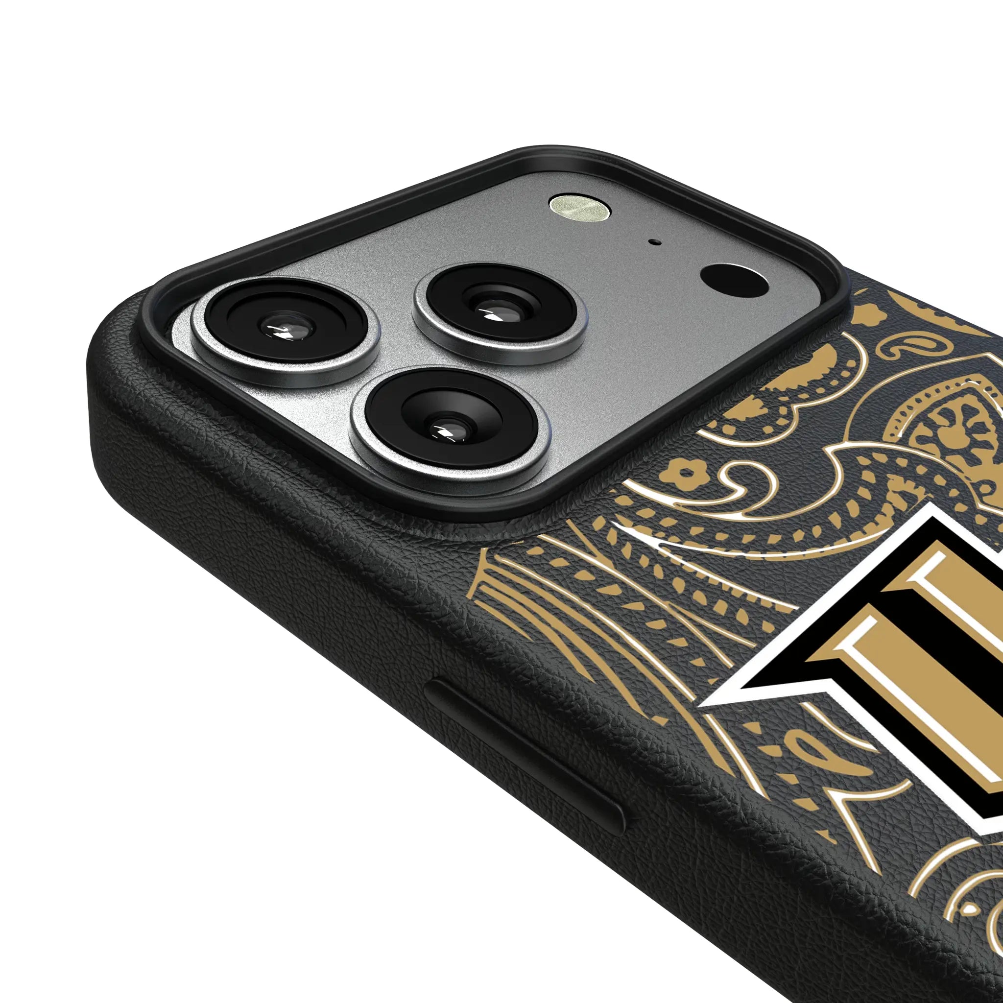 University of Central Florida Golden Knights Paisley MagSafe Compatible Phone Case for Apple iPhone