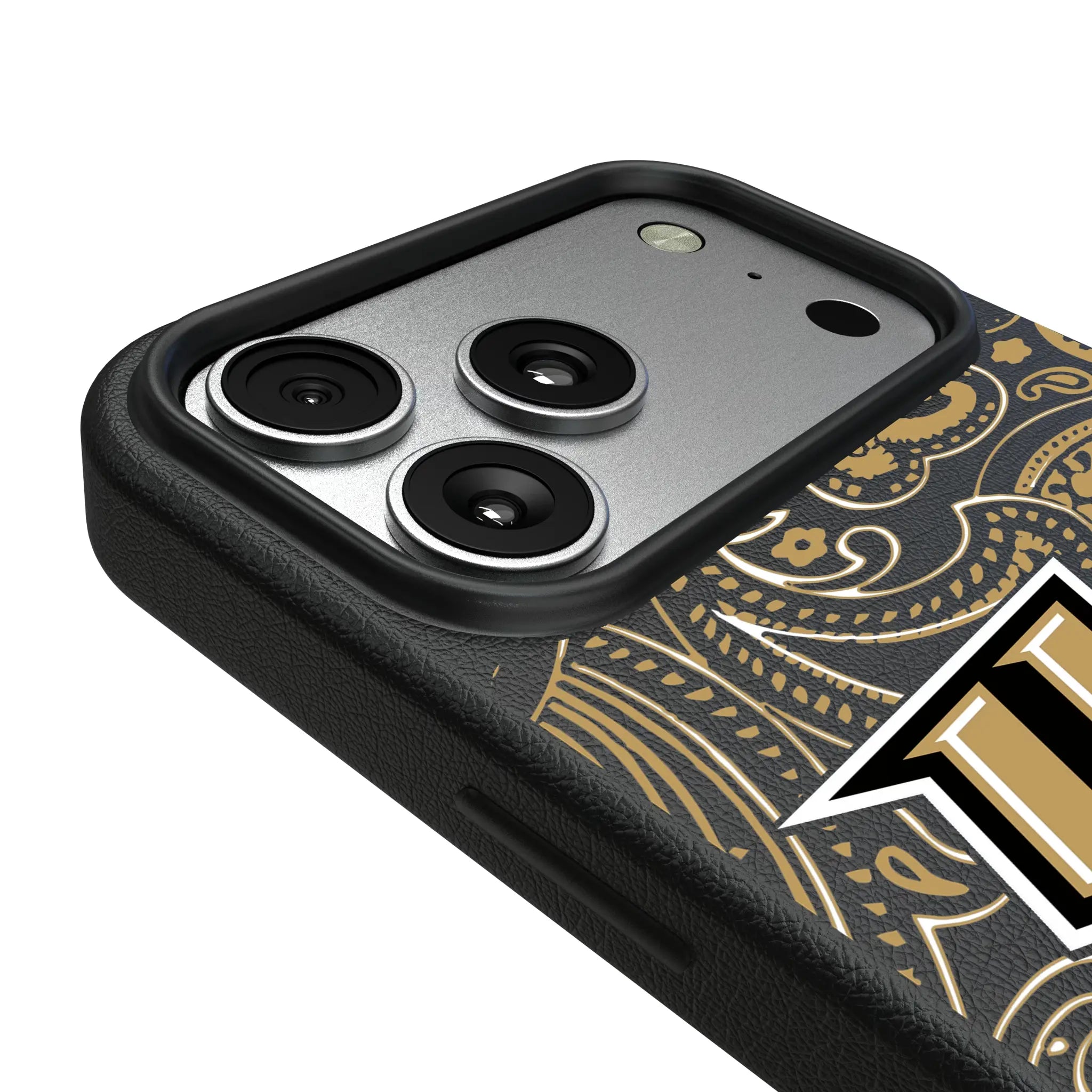 University of Central Florida Golden Knights Paisley MagSafe Compatible Phone Case for Apple iPhone