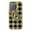 University of Central Florida Golden Knights Plaid Bling Phone Case