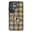 University of Central Florida Golden Knights Plaid MagSafe Compatible Phone Case for Samsung Galaxy