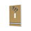 University of Central Florida Golden Knights Stripe Hidden-Screw Light Switch Plate